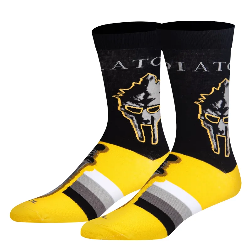 Gladiator Men's Crew Socks sold by Odd Sox