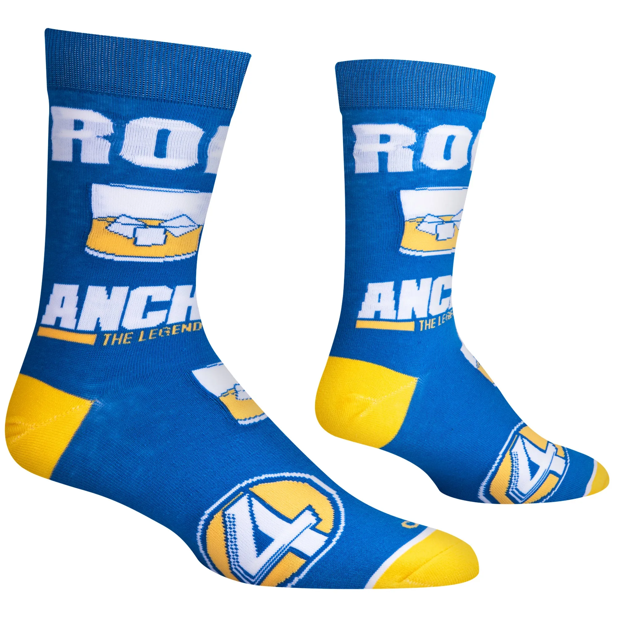 Ron Burgundy Men's Crew Socks sold by Odd Sox product image thumbnail 3