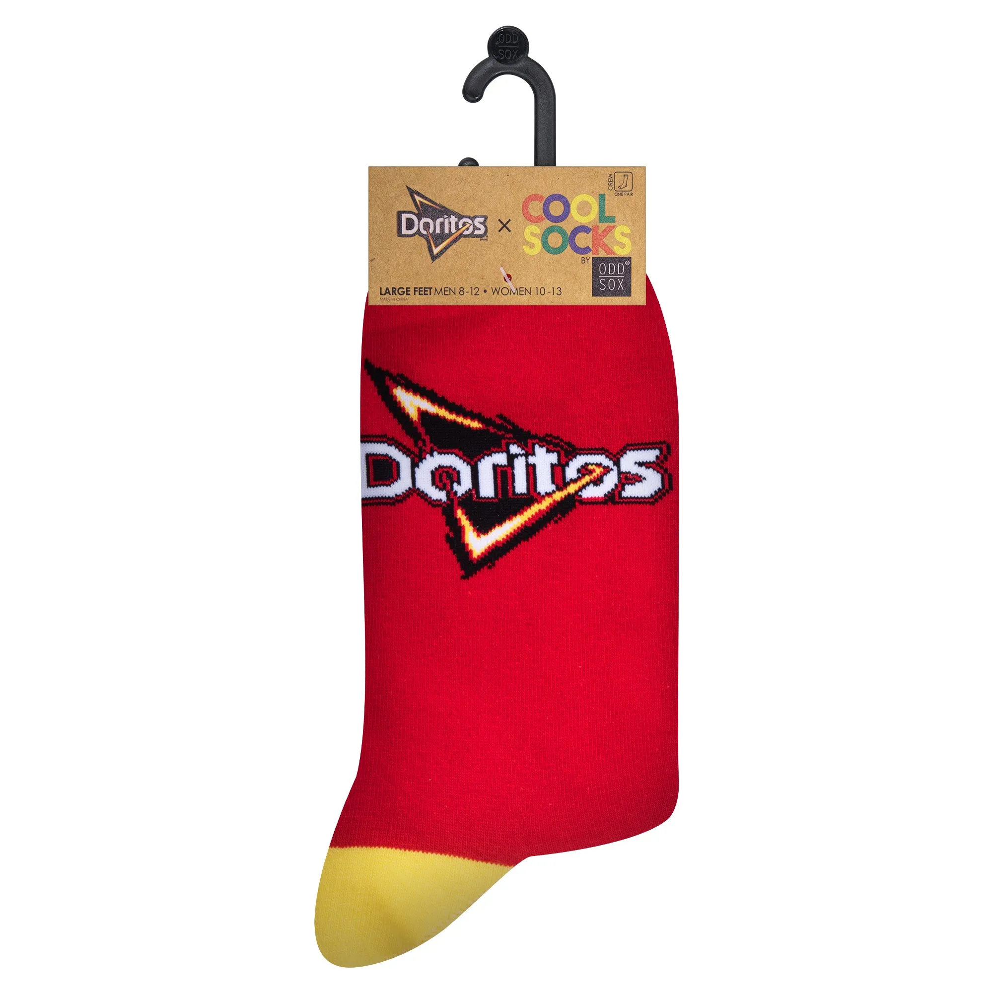 Doritos Nacho Cheese Men's Crew Socks sold by Odd Sox product image thumbnail 5
