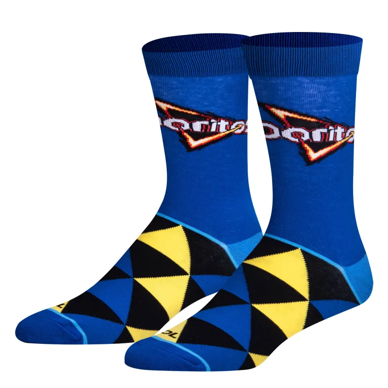 Doritos Cool Ranch Men's Crew Socks sold by Odd Sox