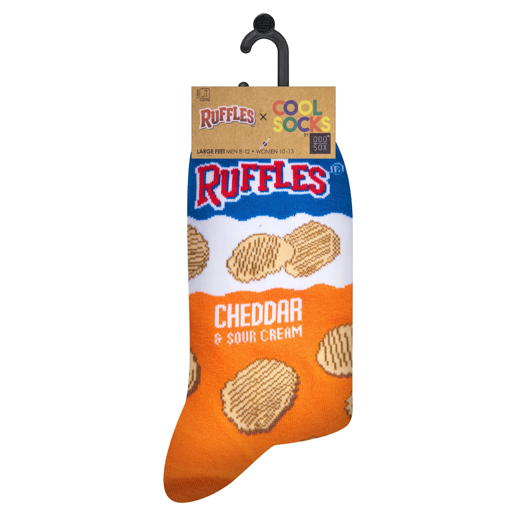 Ruffles Flavors Men's Crew Socks sold by Odd Sox product image thumbnail 5