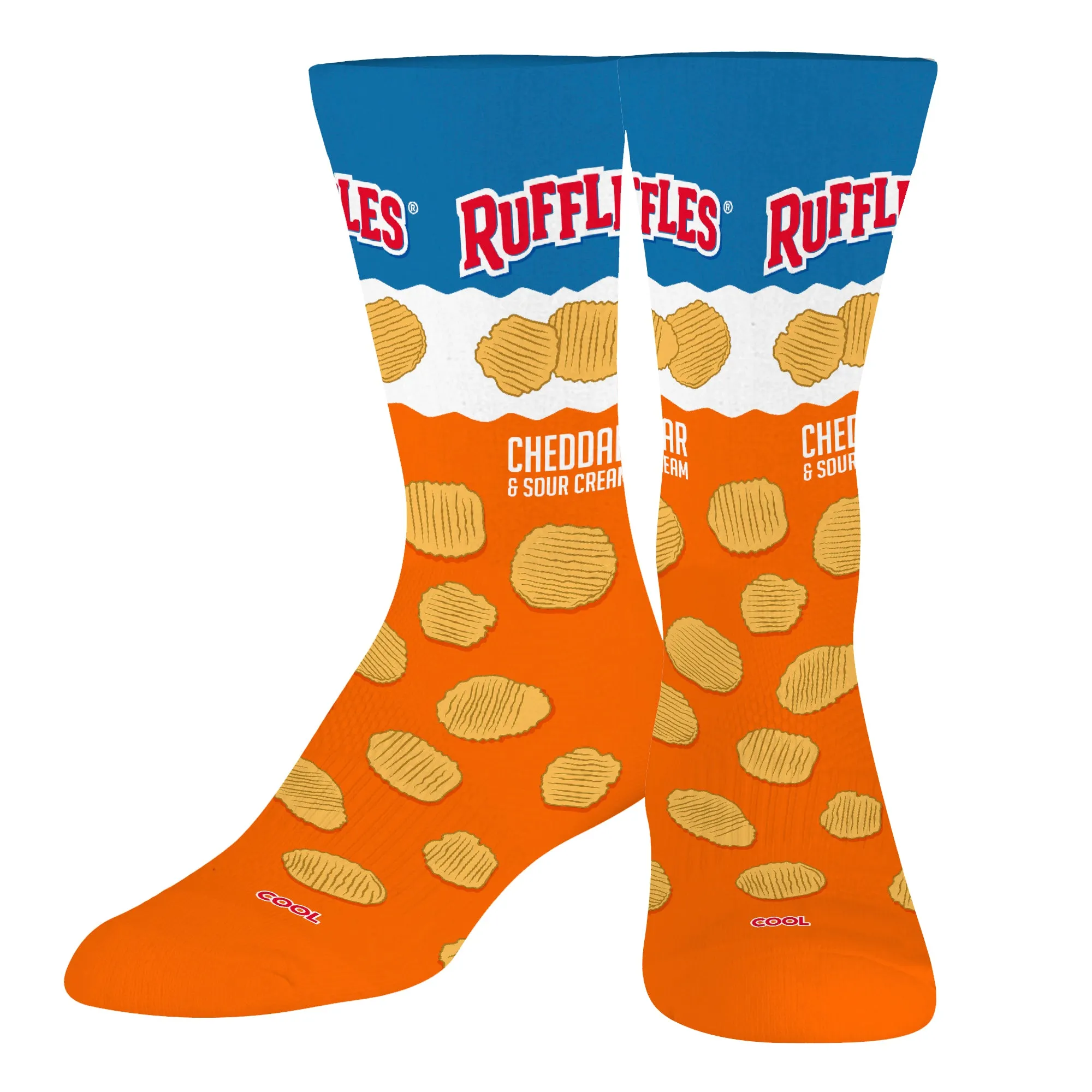 Ruffles Flavors Men's Crew Socks sold by Odd Sox product image thumbnail 2