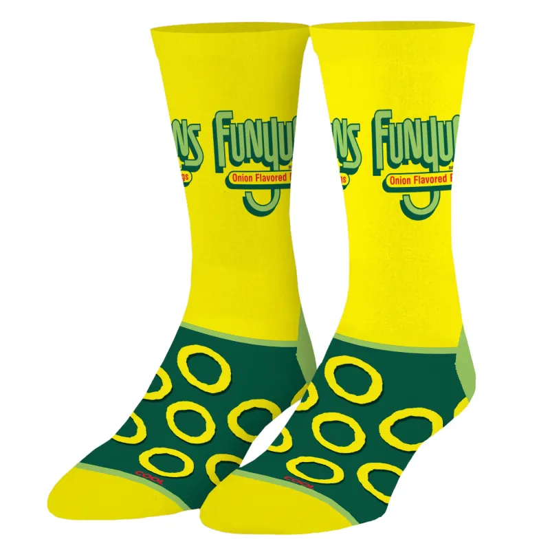 Funyuns Men's Crew Socks sold by Odd Sox
