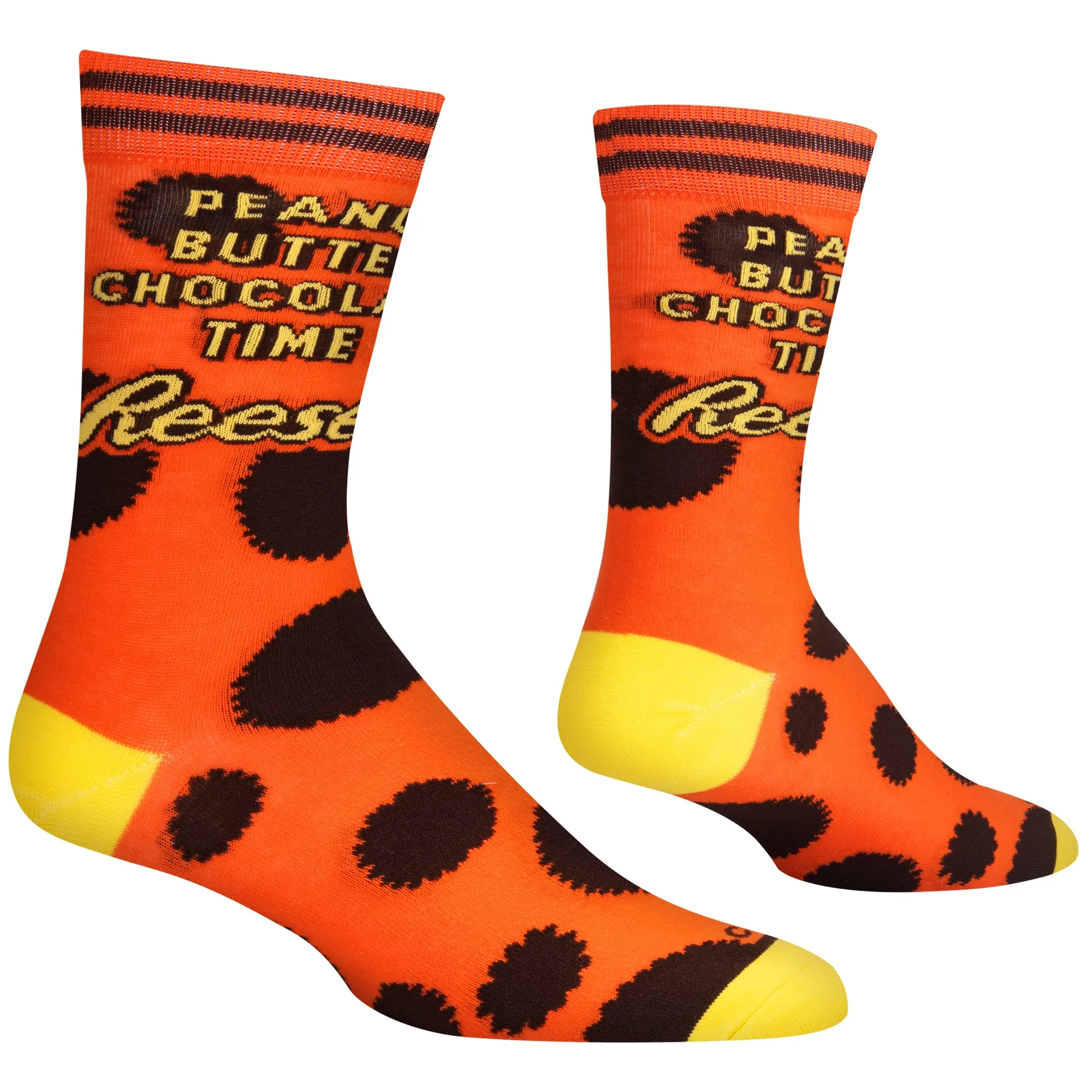 Reese's Peanut Butter Chocolate Time Men's Crew Socks sold by Odd Sox product image thumbnail 3