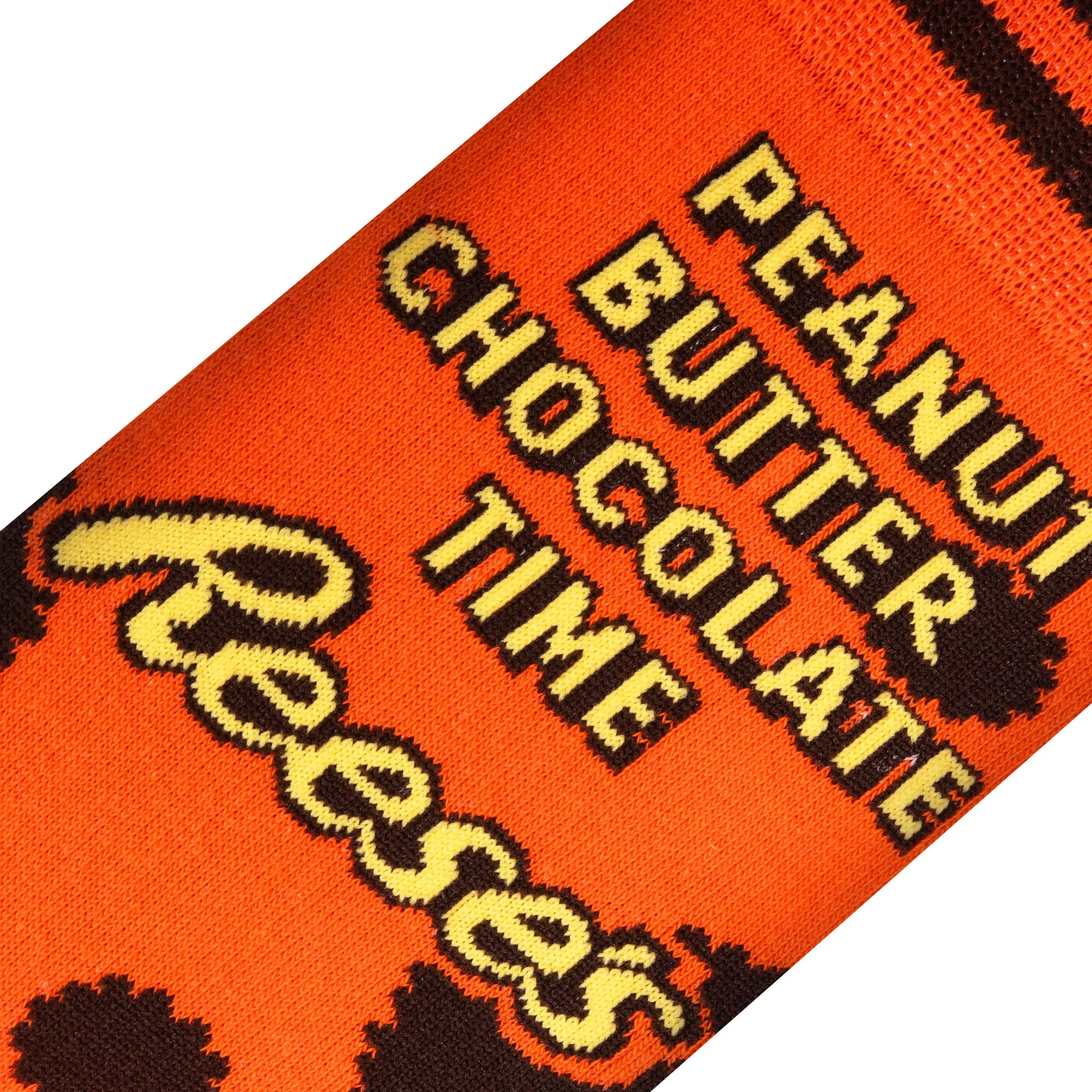 Reese's Peanut Butter Chocolate Time Men's Crew Socks sold by Odd Sox product image thumbnail 4