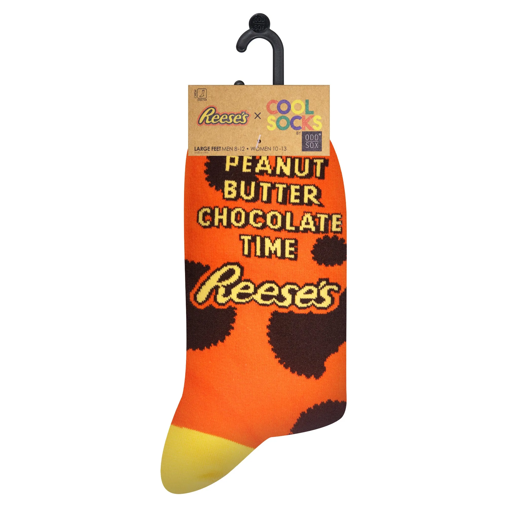 Reese's Peanut Butter Chocolate Time Men's Crew Socks sold by Odd Sox product image thumbnail 5