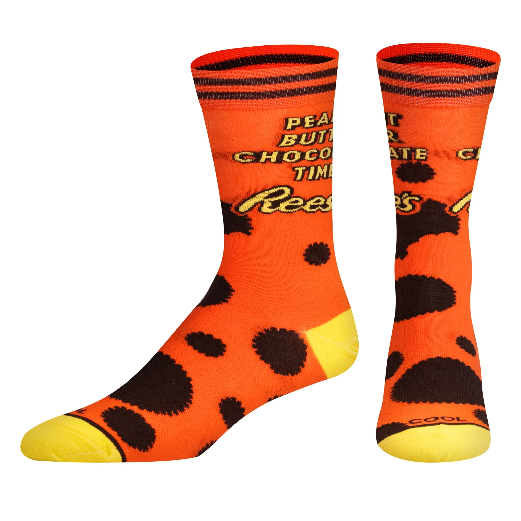 Reese's Peanut Butter Chocolate Time Men's Crew Socks sold by Odd Sox product image thumbnail 2