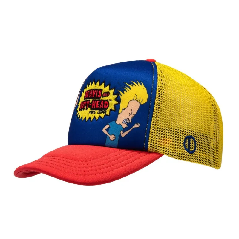 Beavis and Butt-Head Living Room Trucker Hat sold by Odd Sox