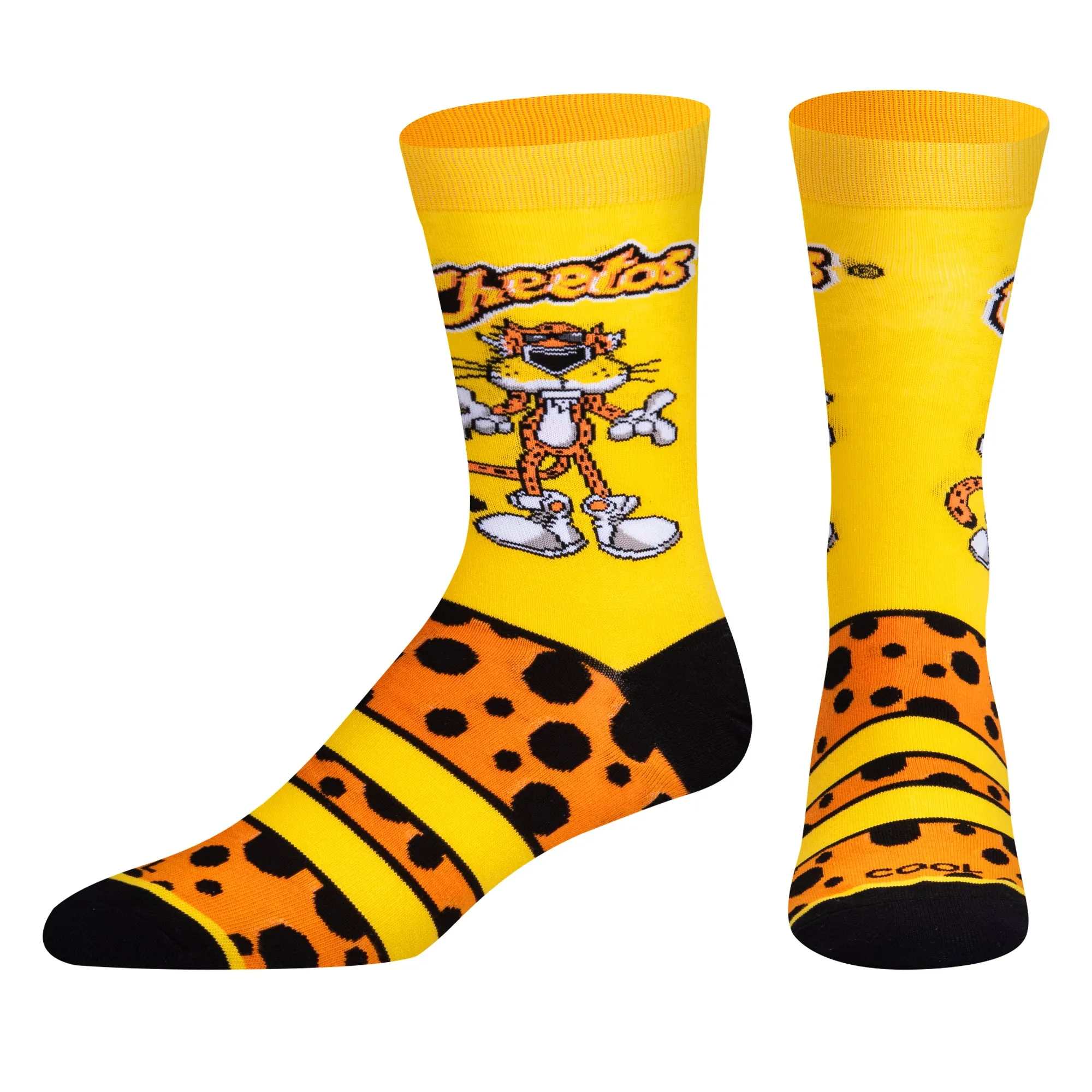 Chester Cheetah Men's Crew Socks sold by Odd Sox product image thumbnail 2