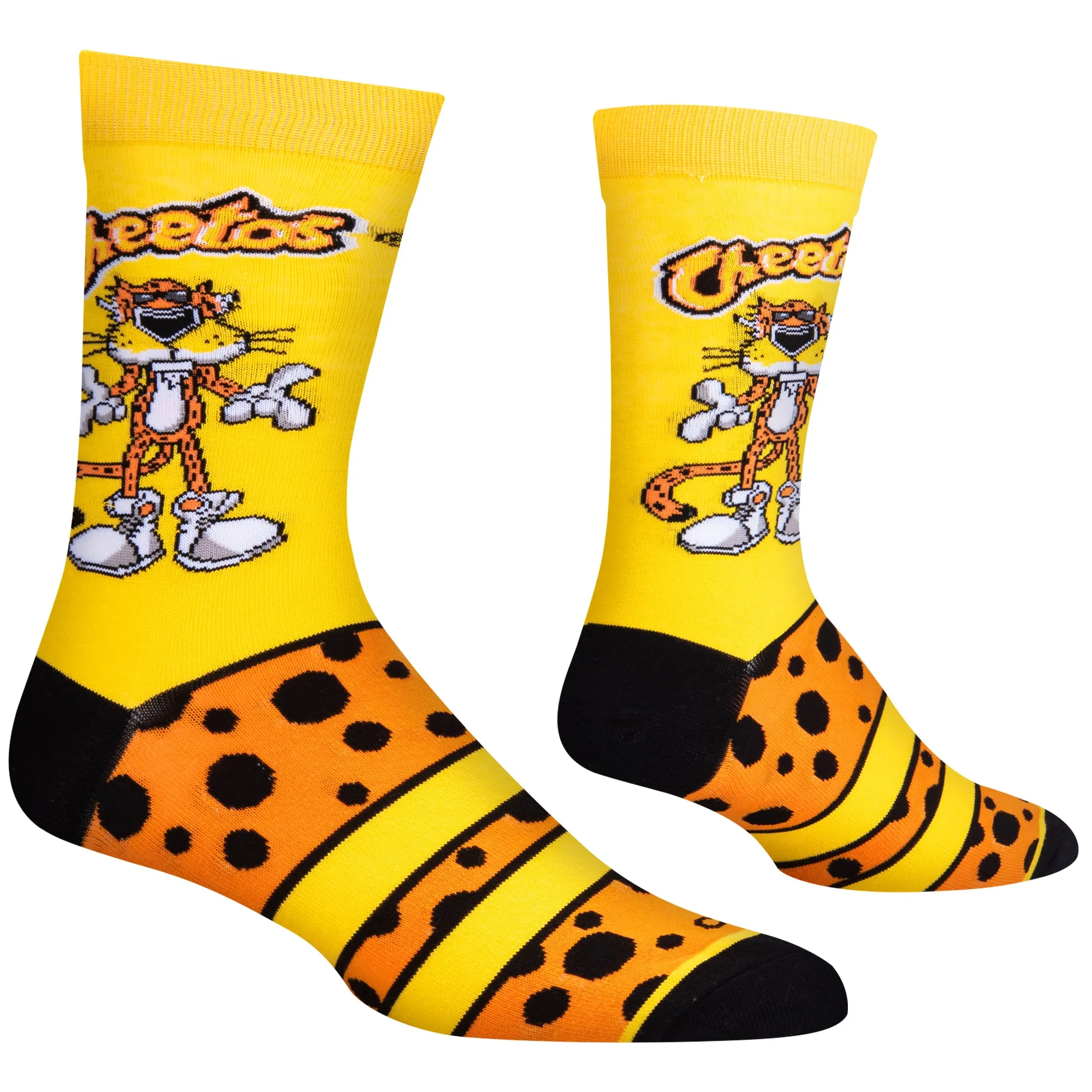 Chester Cheetah Men's Crew Socks sold by Odd Sox product image thumbnail 3