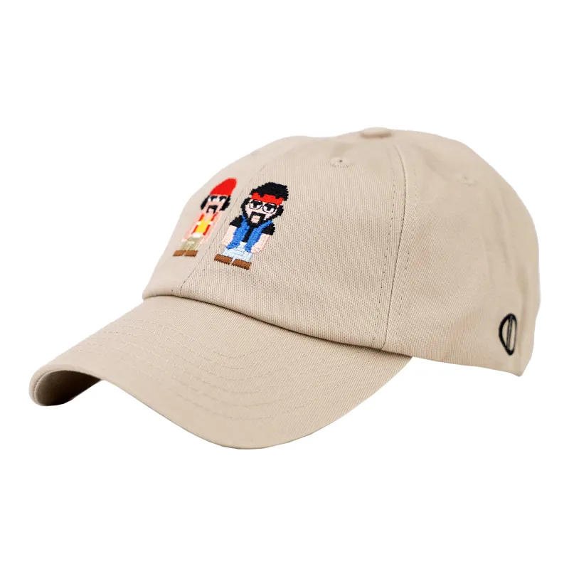 Cheech & Chong Pixels Dad Hat sold by Odd Sox