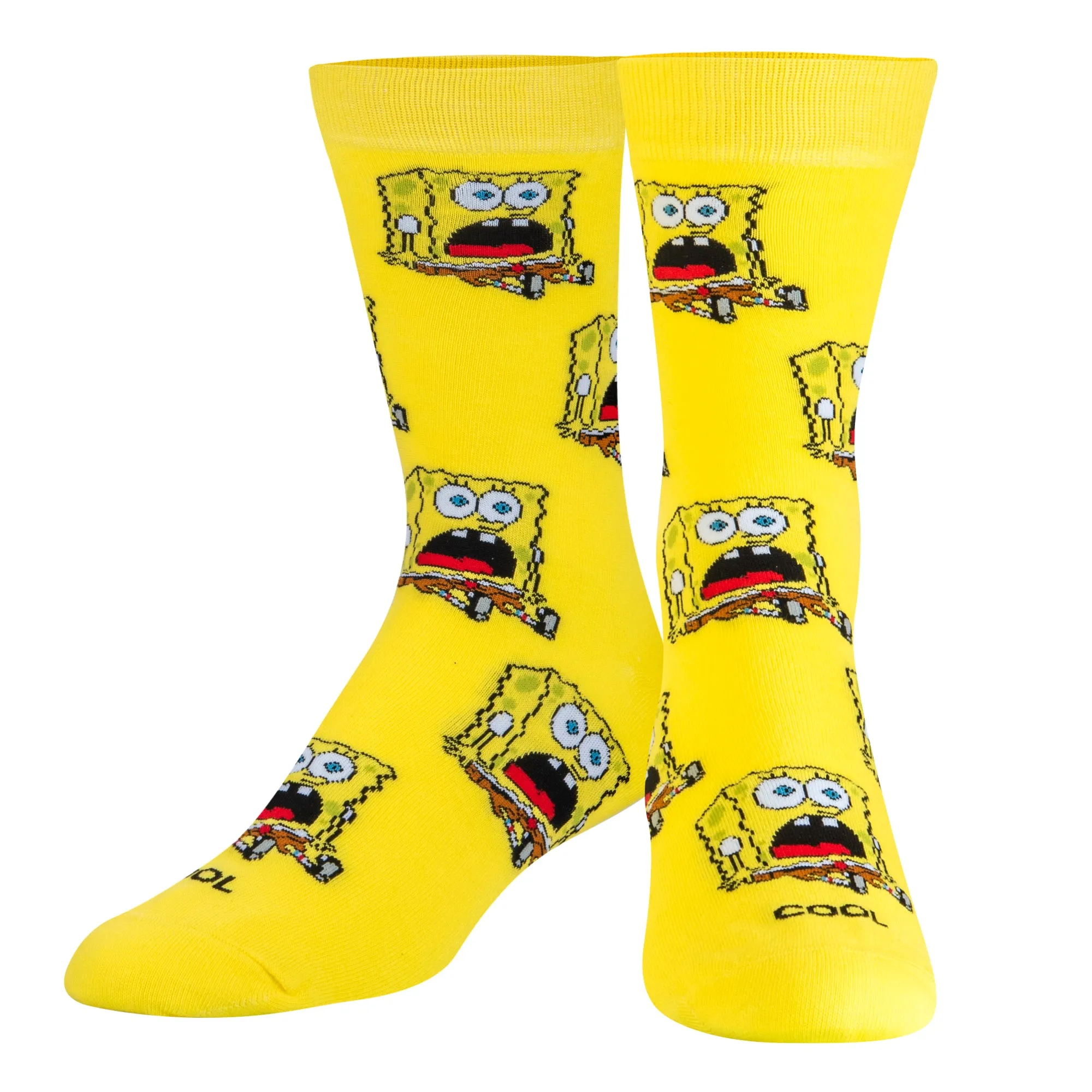 Surprised Bob Men's Crew Socks sold by Odd Sox product image thumbnail 2