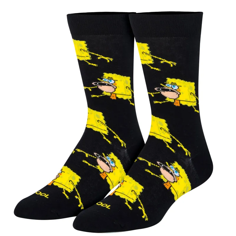 Pre Historic Bob Men's Crew Socks sold by Odd Sox