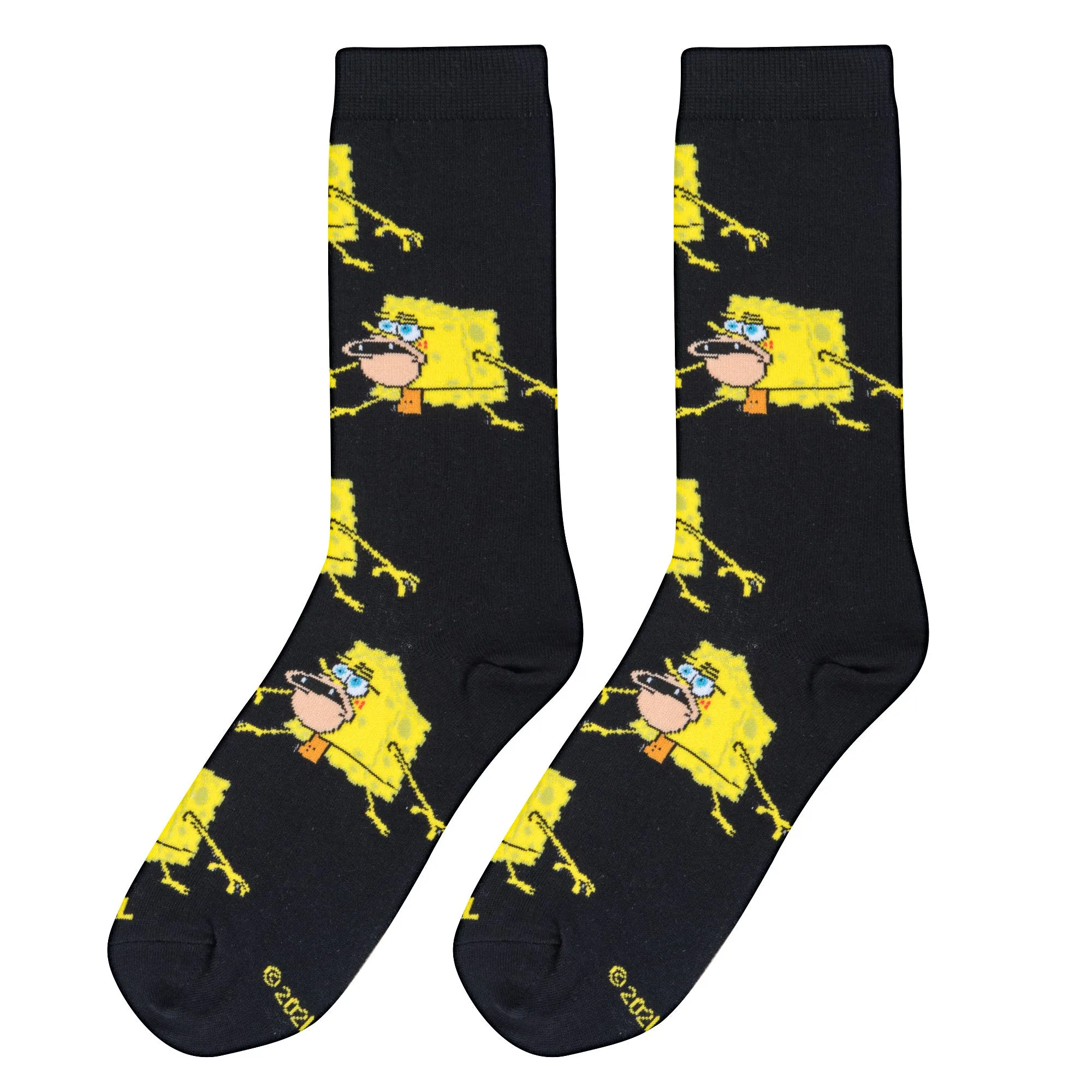 Pre Historic Bob Men's Crew Socks sold by Odd Sox product image thumbnail 5