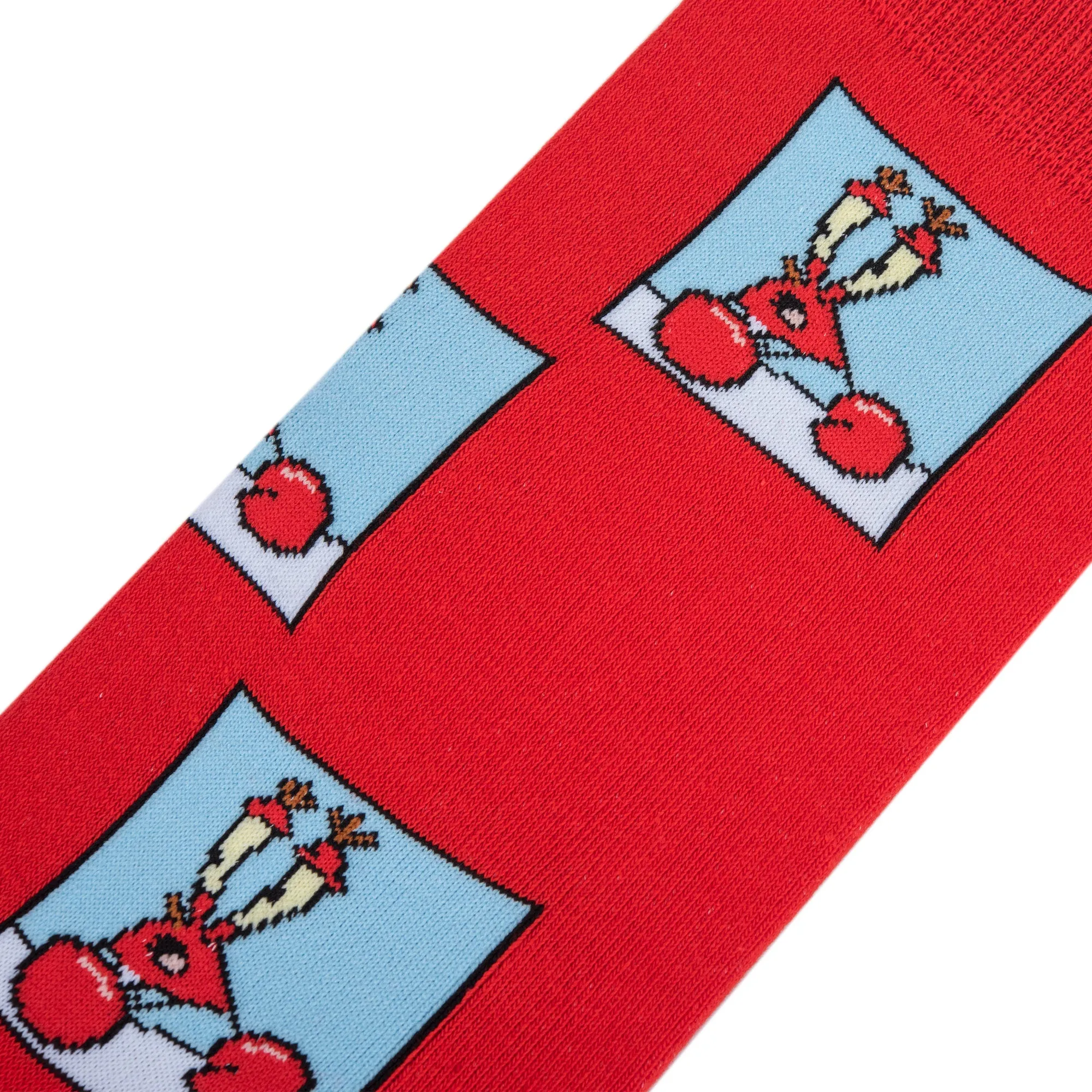 Confused Mr Krab Men's Crew Socks sold by Odd Sox product image thumbnail 4