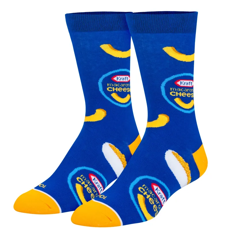 Kraft Mac & Cheese Men's Crew Socks sold by Odd Sox