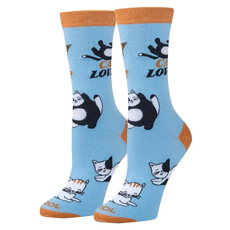 Cat Lover Women's Crew Socks sold by Odd Sox