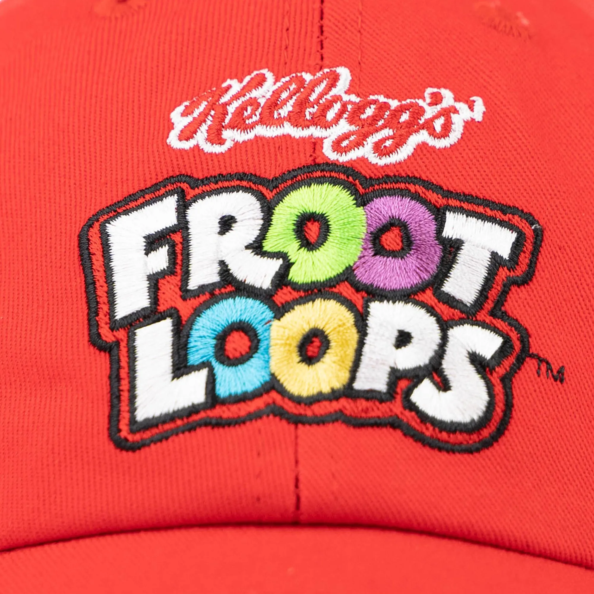 Froot Loops Red Dad Hat sold by Odd Sox product image thumbnail 5