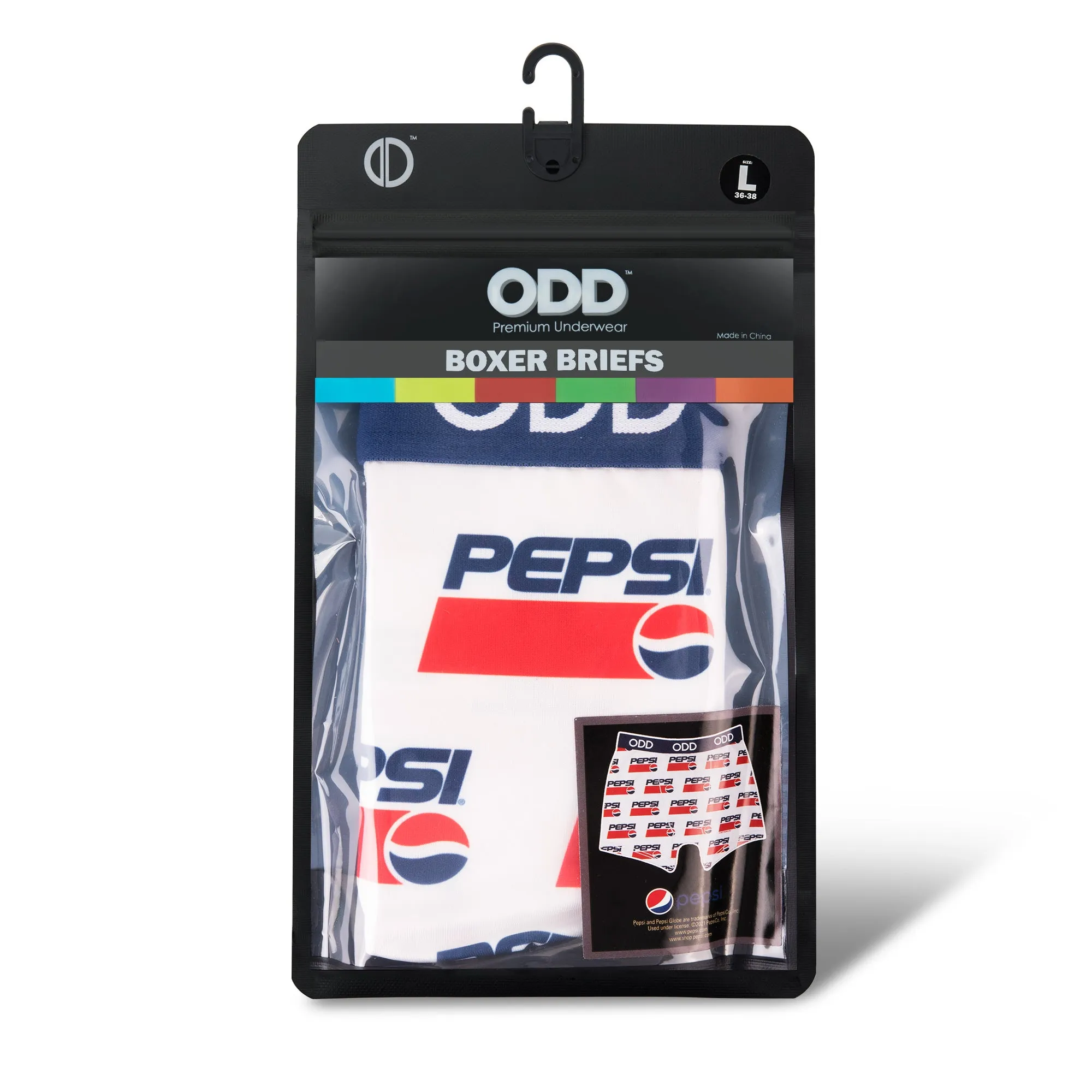 Pepsi Cool Men's Boxer Briefs sold by Odd Sox product image thumbnail 5