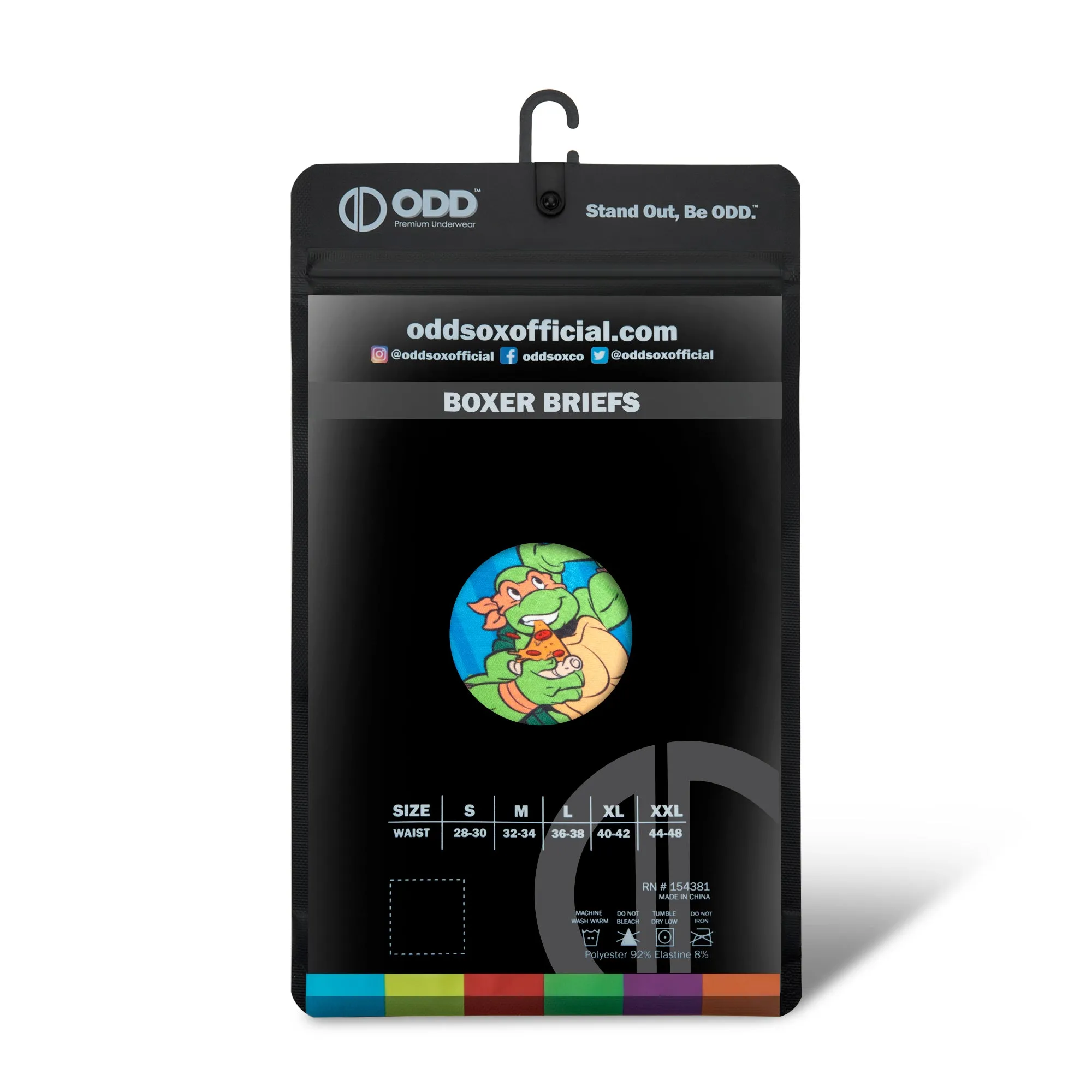 TMNT City Jump Men's Boxer Briefs sold by Odd Sox product image thumbnail 5