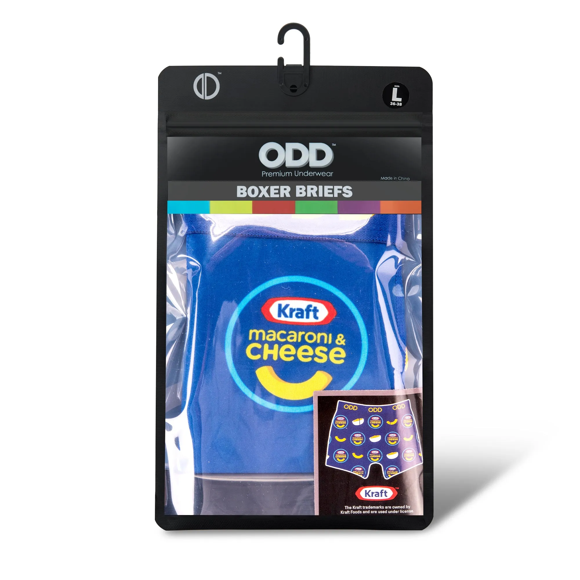 Kraft Mac & Cheese Men's Boxer Briefs sold by Odd Sox product image thumbnail 5