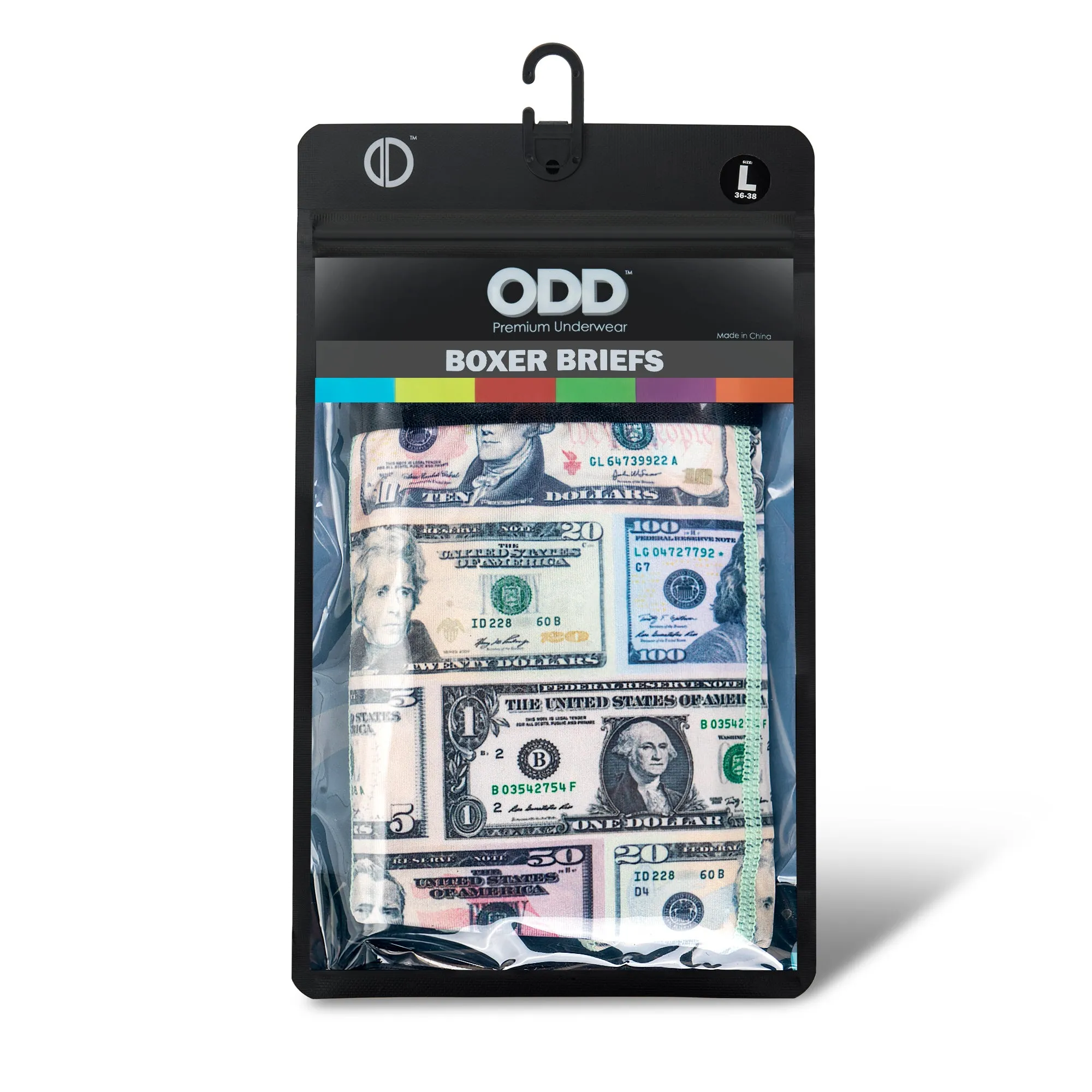 Cash Money Men's Boxer Briefs sold by Odd Sox product image thumbnail 5