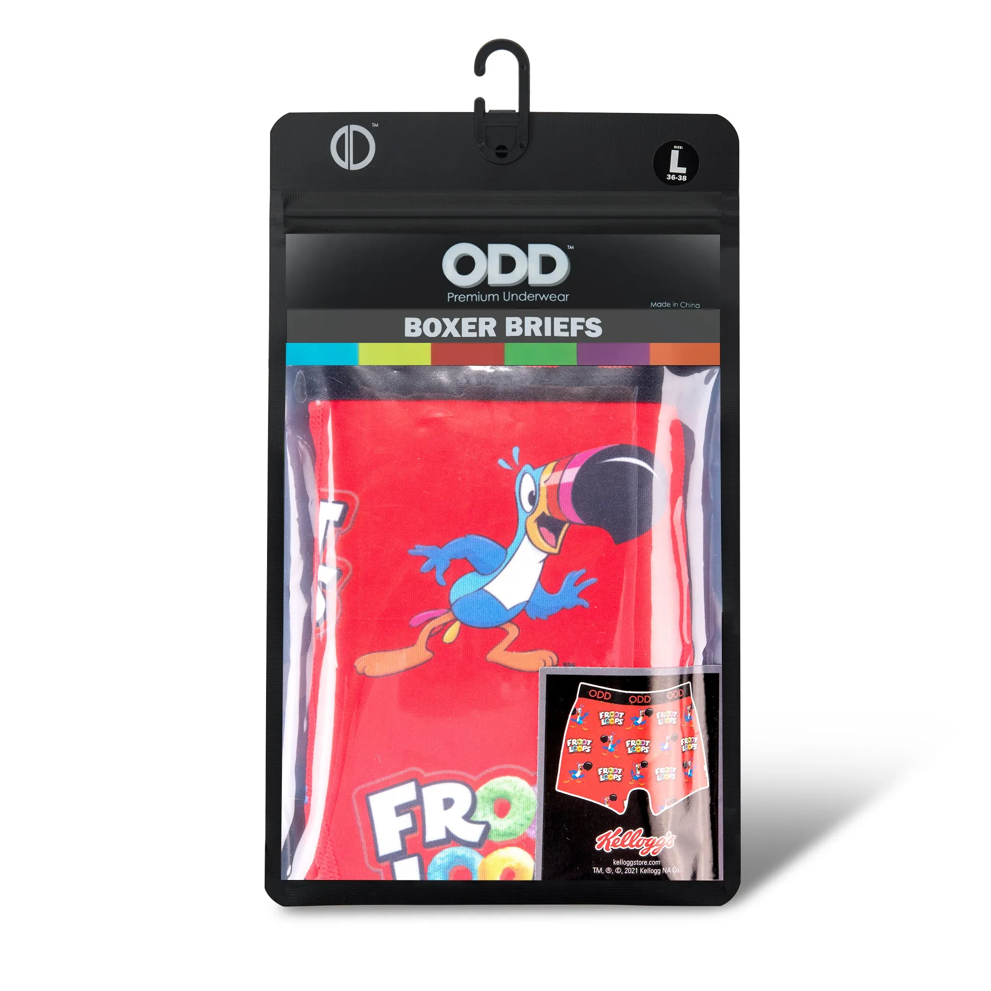 Froot Loops Men's Boxer Briefs sold by Odd Sox product image thumbnail 5