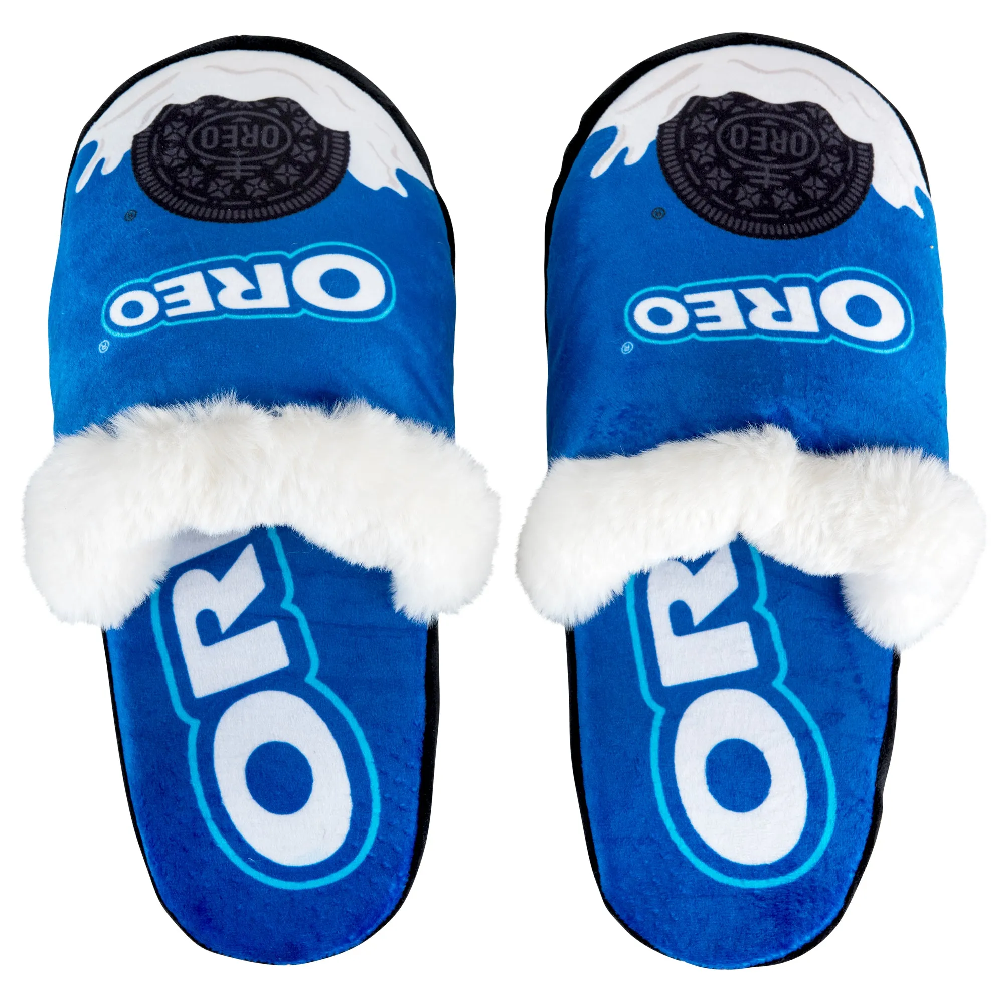 Oreo Dunk Fuzzy Slip-On Slippers sold by Odd Sox product image thumbnail 3