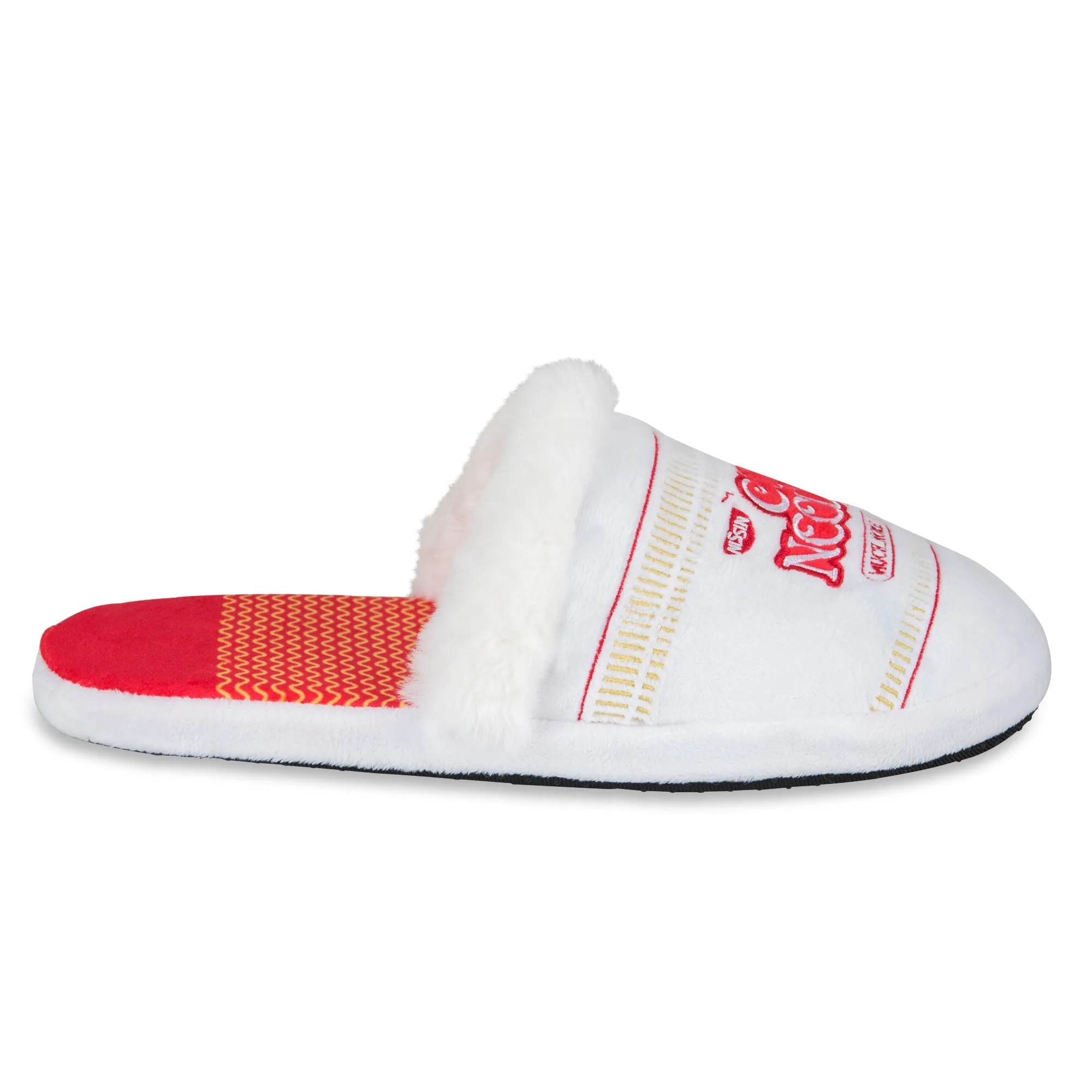Cup Noodles Fuzzy Slip-On Slippers sold by Odd Sox product image thumbnail 5