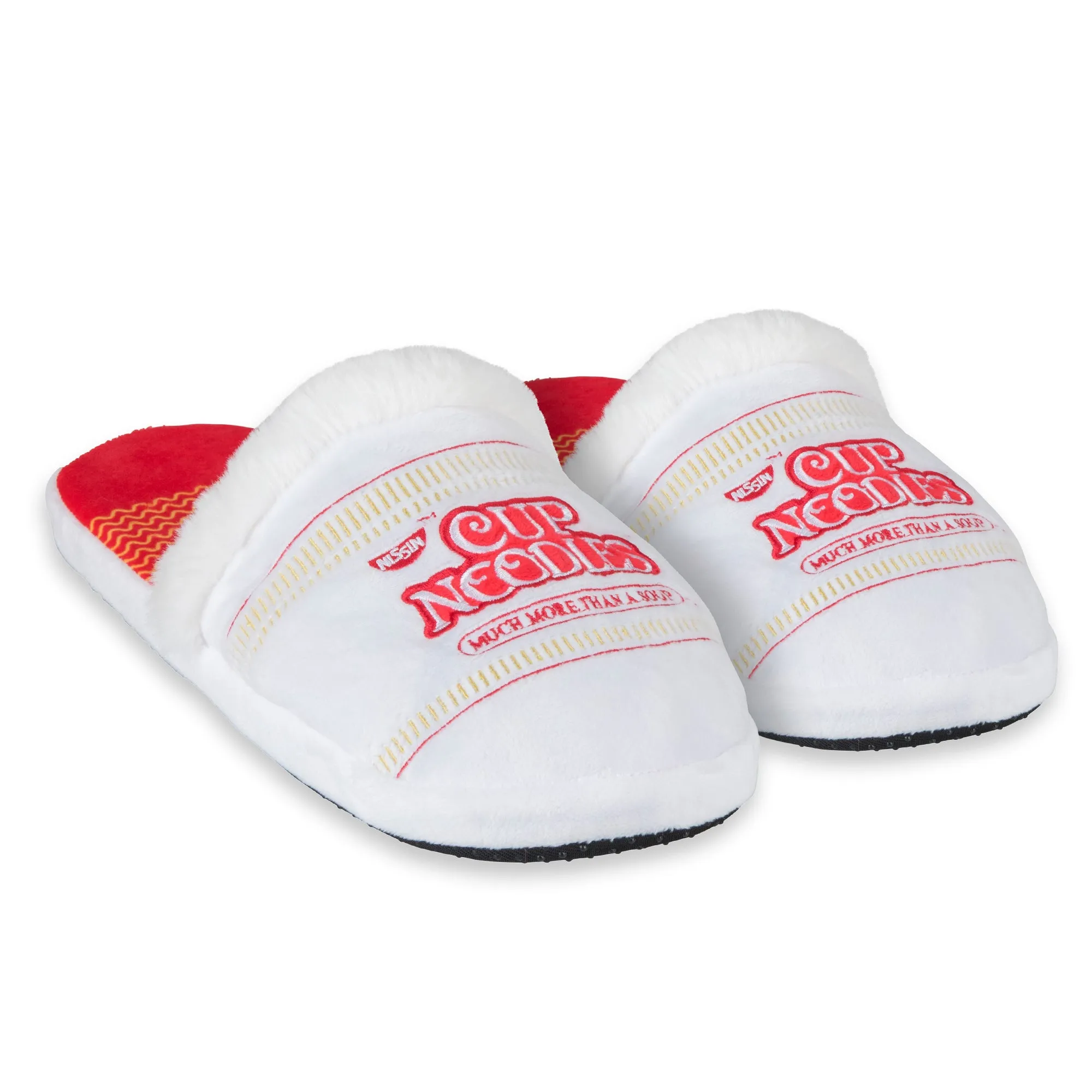 Cup Noodles Fuzzy Slip-On Slippers sold by Odd Sox product image thumbnail 3