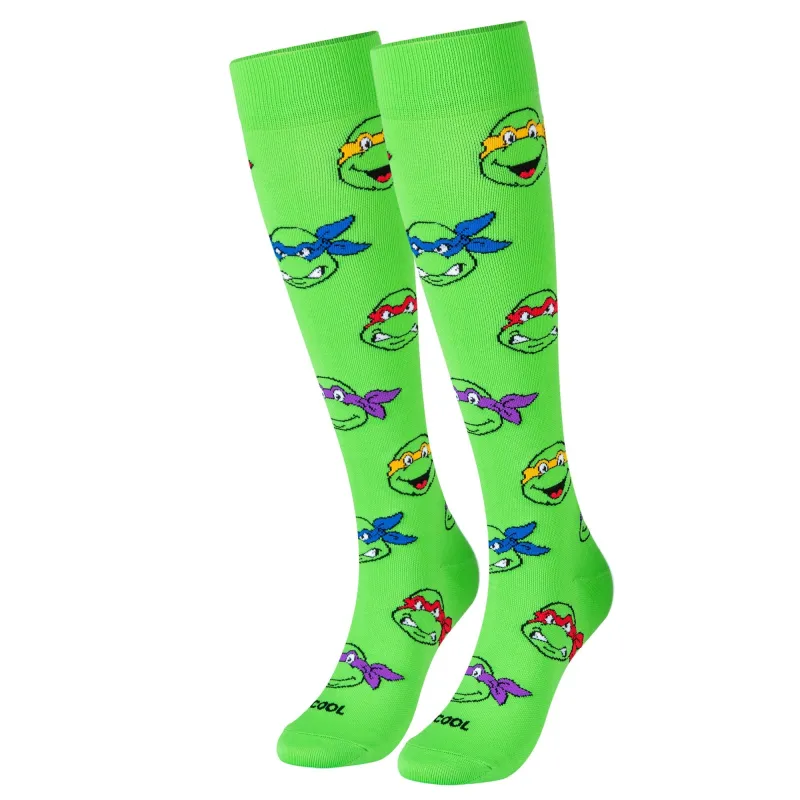 TMNT Heads Compression Socks made by Odd Sox