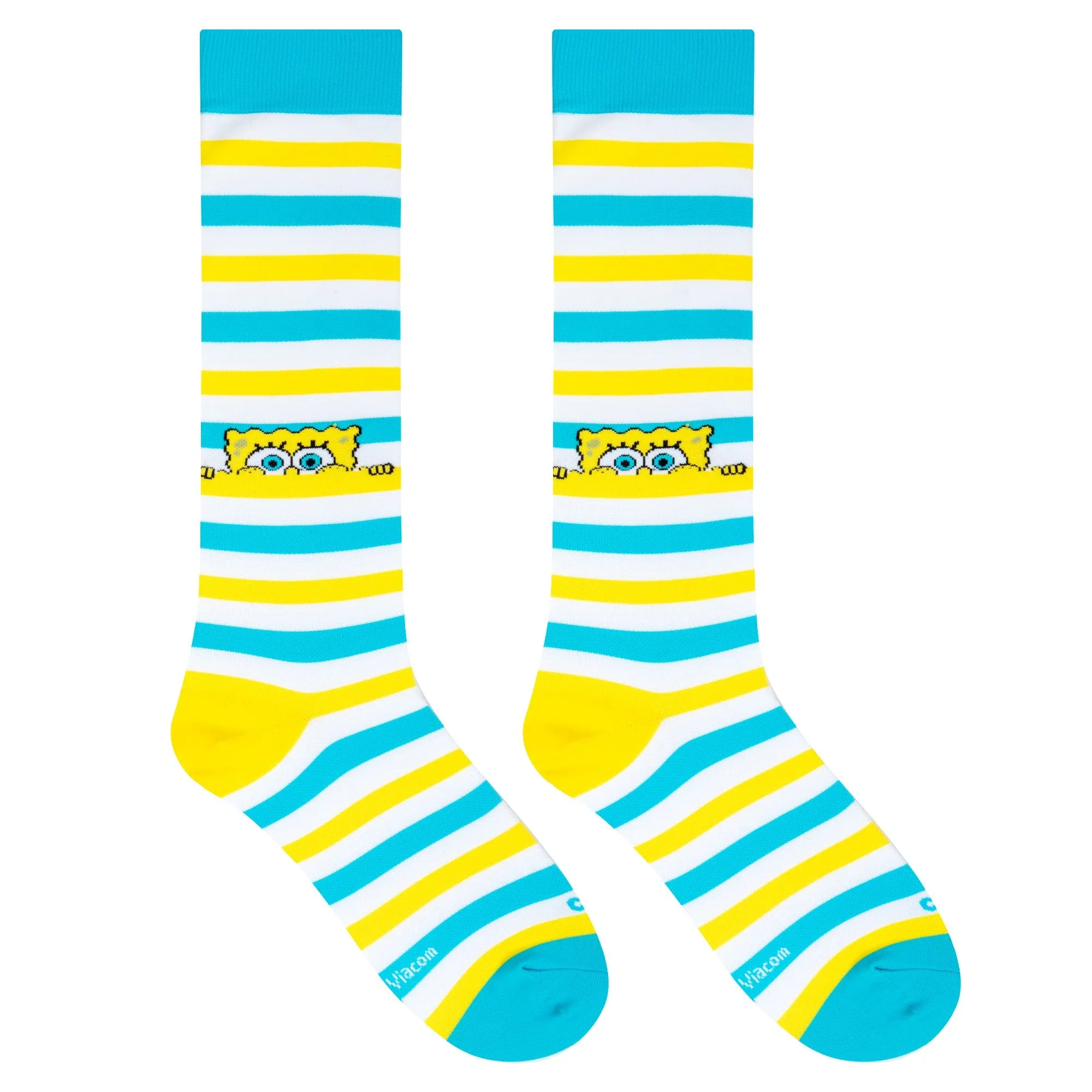 SpongeBob Peek Compression Socks sold by Odd Sox product image thumbnail 3