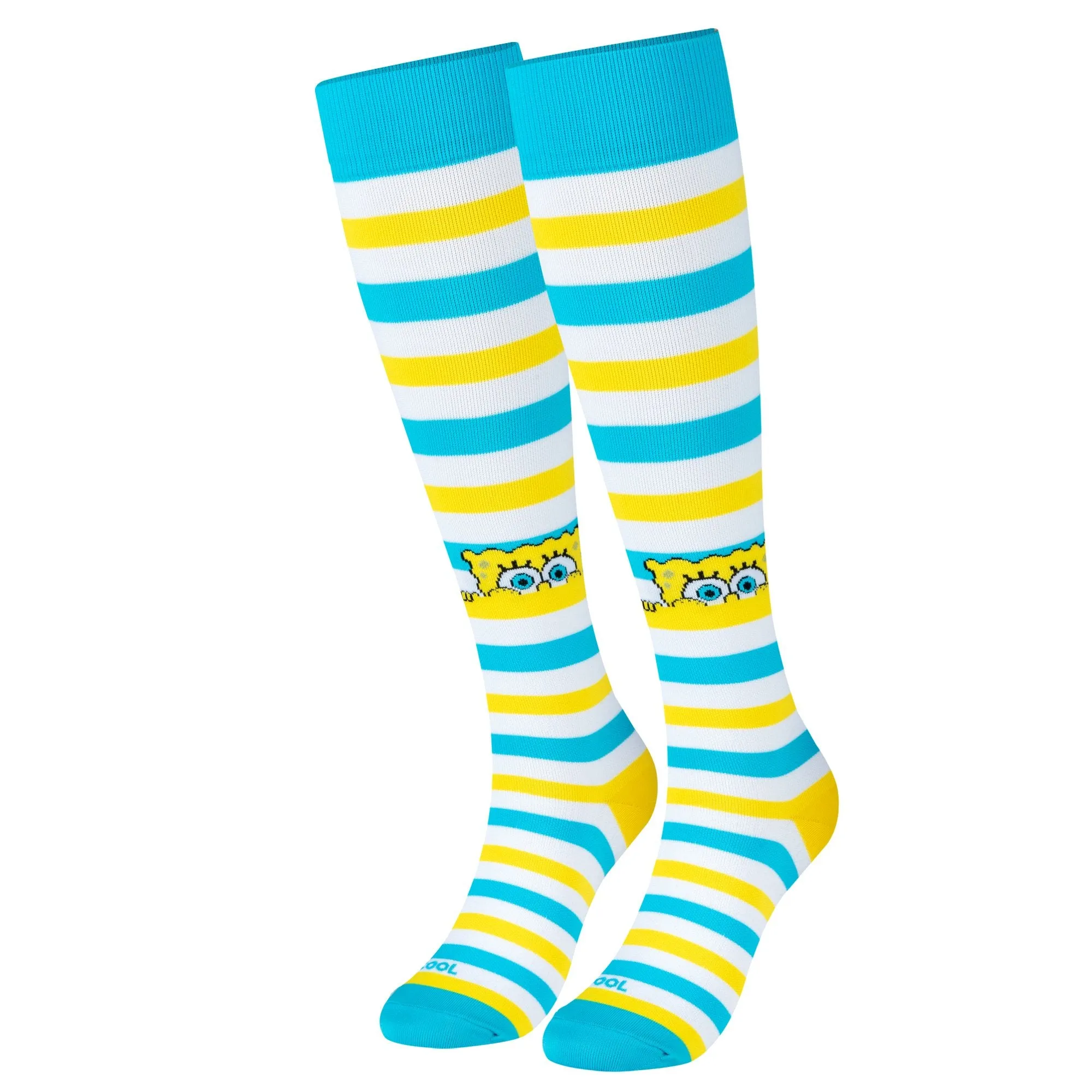 SpongeBob Peek Compression Socks sold by Odd Sox