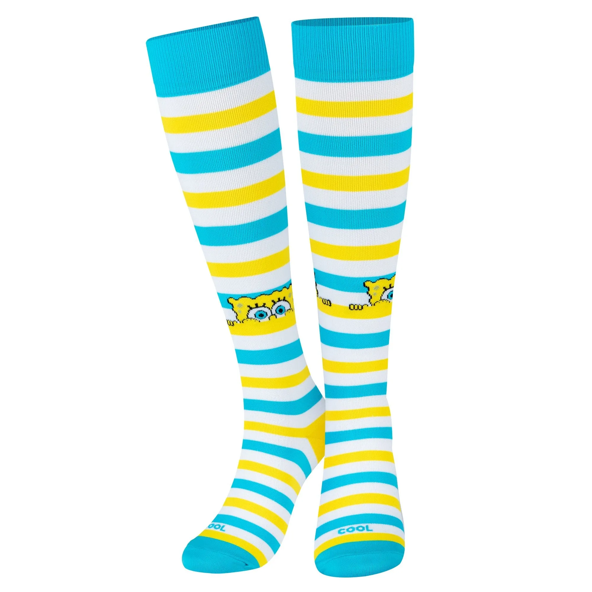 SpongeBob Peek Compression Socks sold by Odd Sox product image thumbnail 2