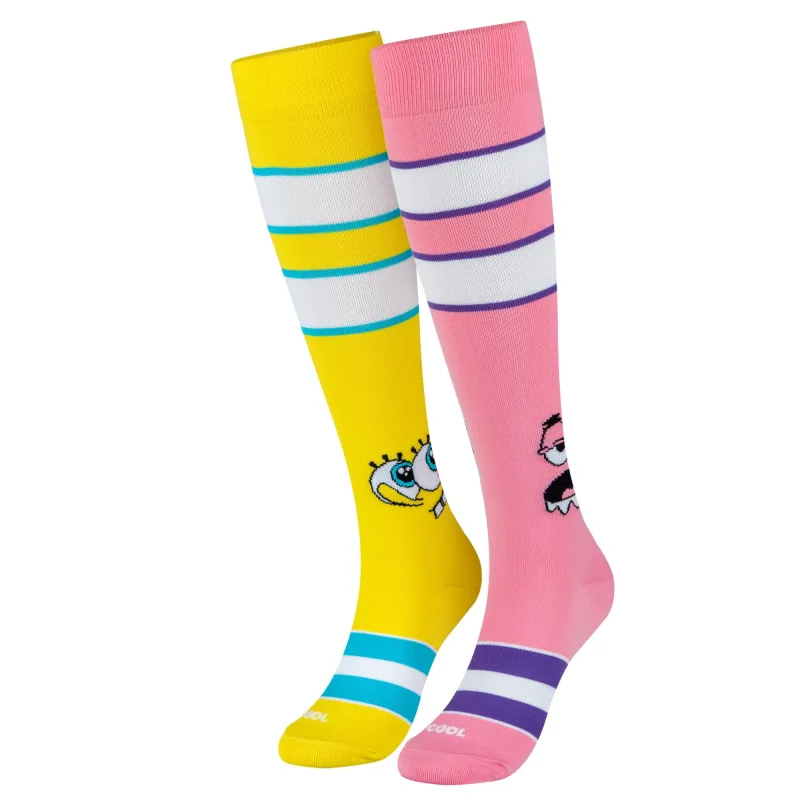 Friendly Faces Compression Socks sold by Odd Sox