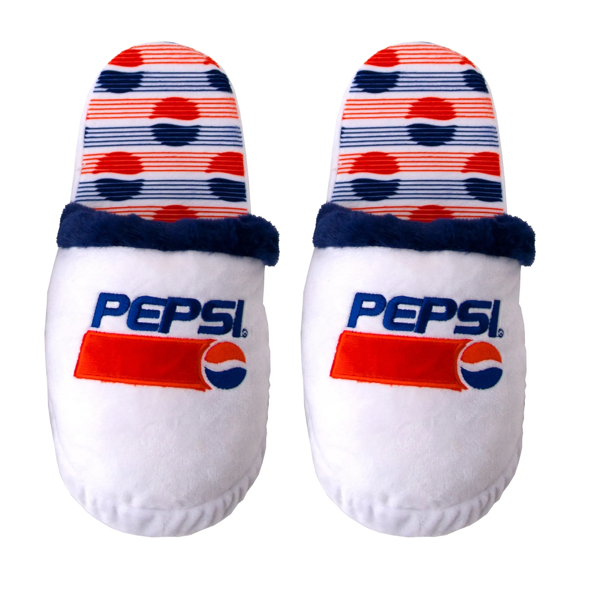 Pepsi Fuzzy Slip-On Slippers sold by Odd Sox product image thumbnail 3