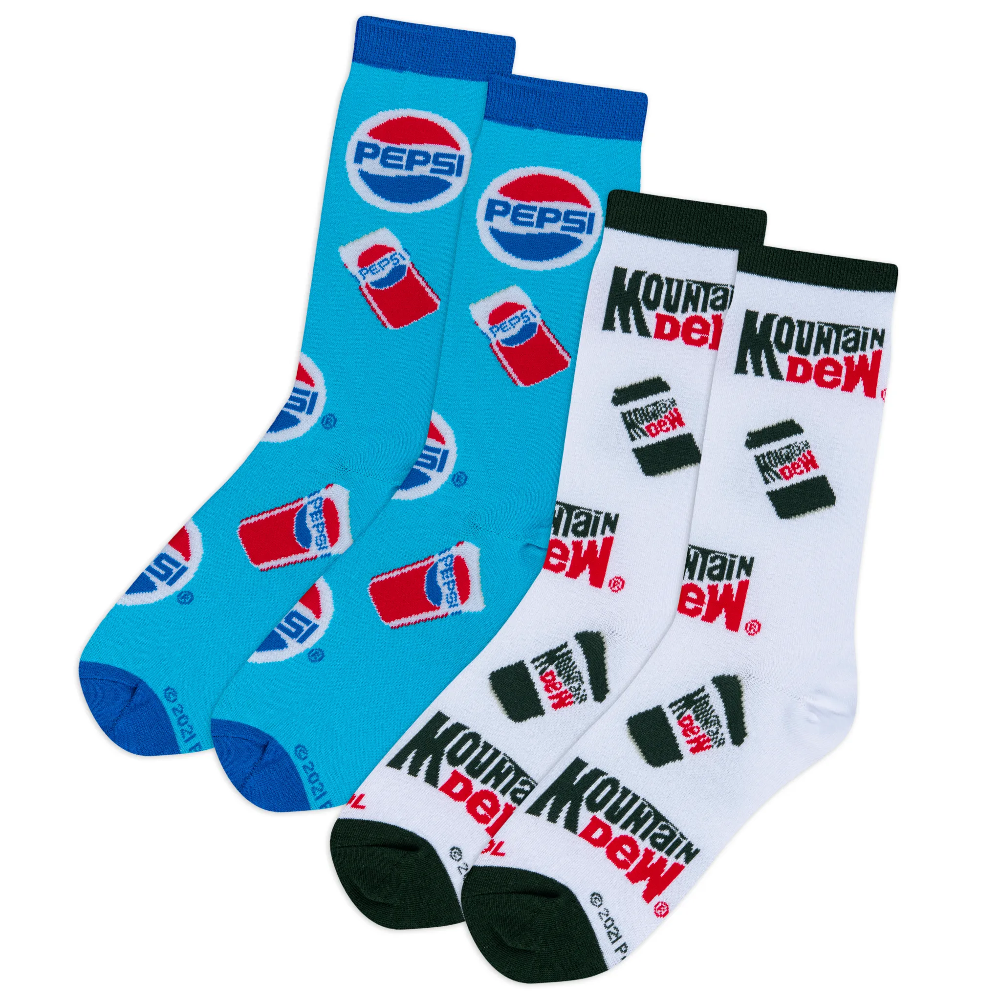 Retro Sodas Women's Crew Socks 4-Pack sold by Odd Sox product image thumbnail 2