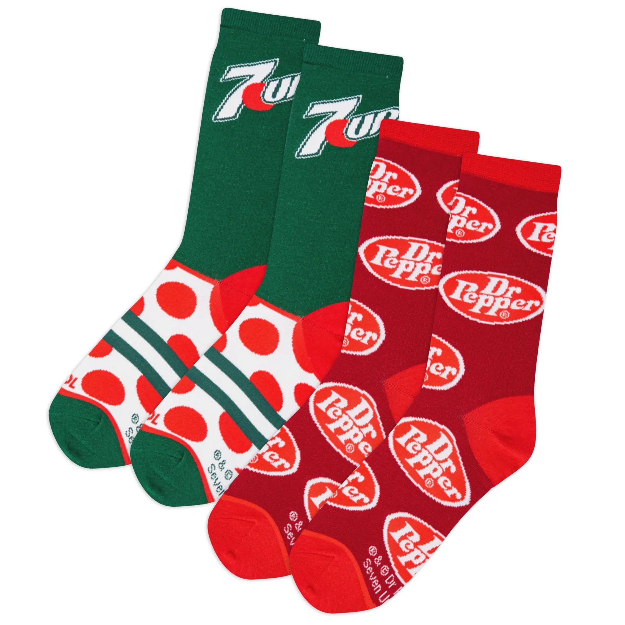 Retro Sodas Women's Crew Socks 4-Pack sold by Odd Sox product image thumbnail 3
