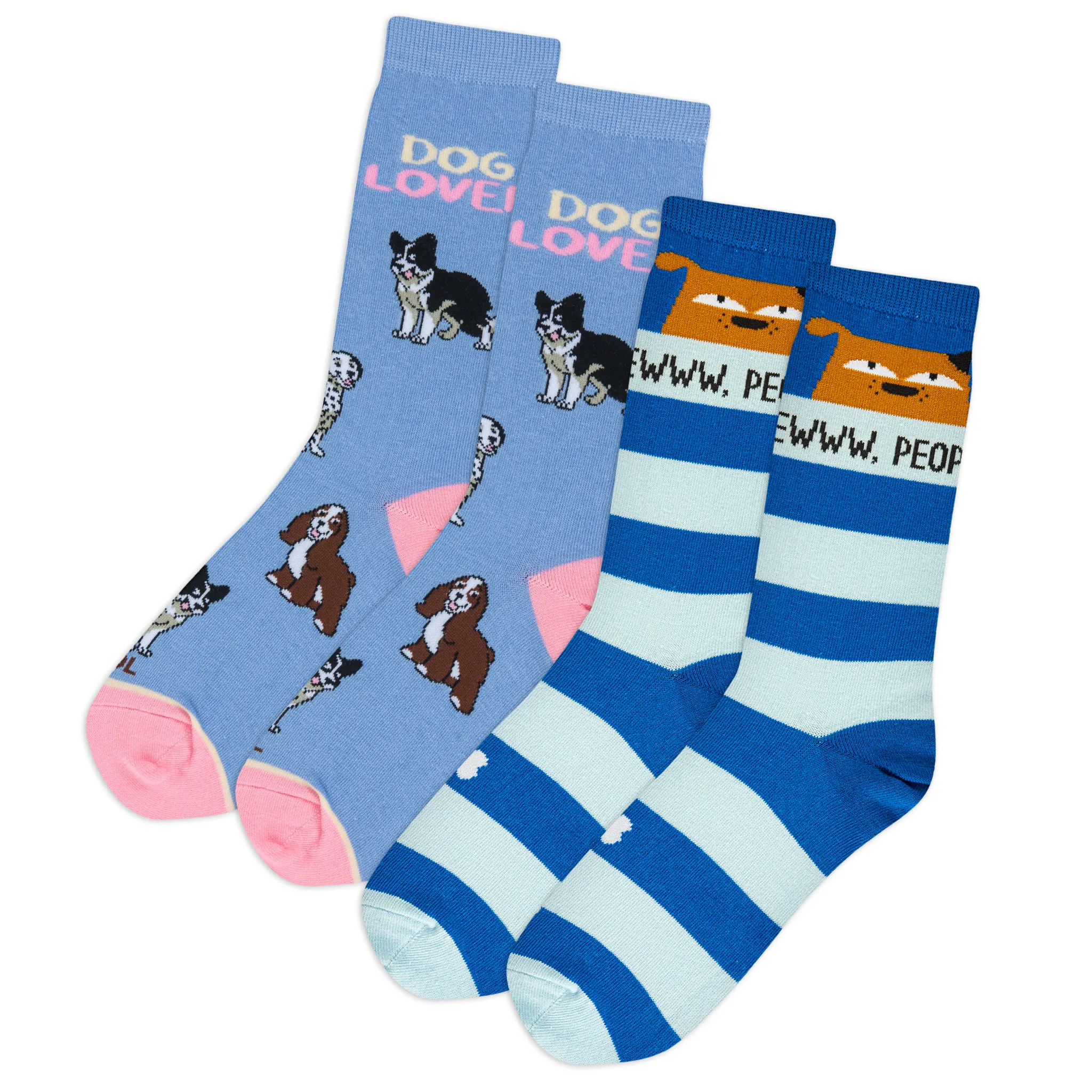Dog Lovers Women's Crew Socks 4-Pack sold by Odd Sox product image thumbnail 2