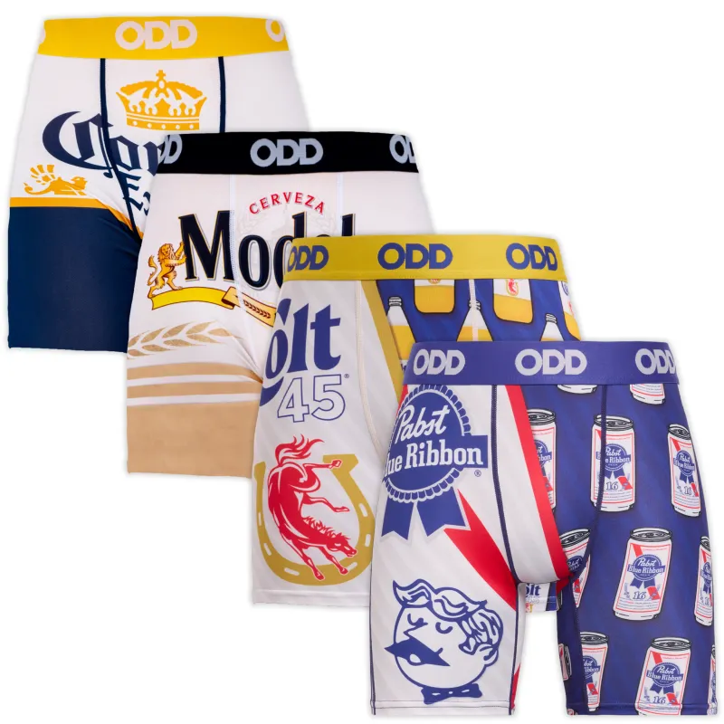 Beer Men's Boxer Brief 4-Pack sold by Odd Sox