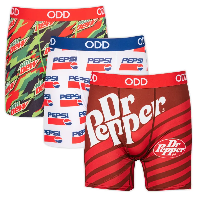 Soda Men's Boxer Brief 3-Pack sold by Odd Sox