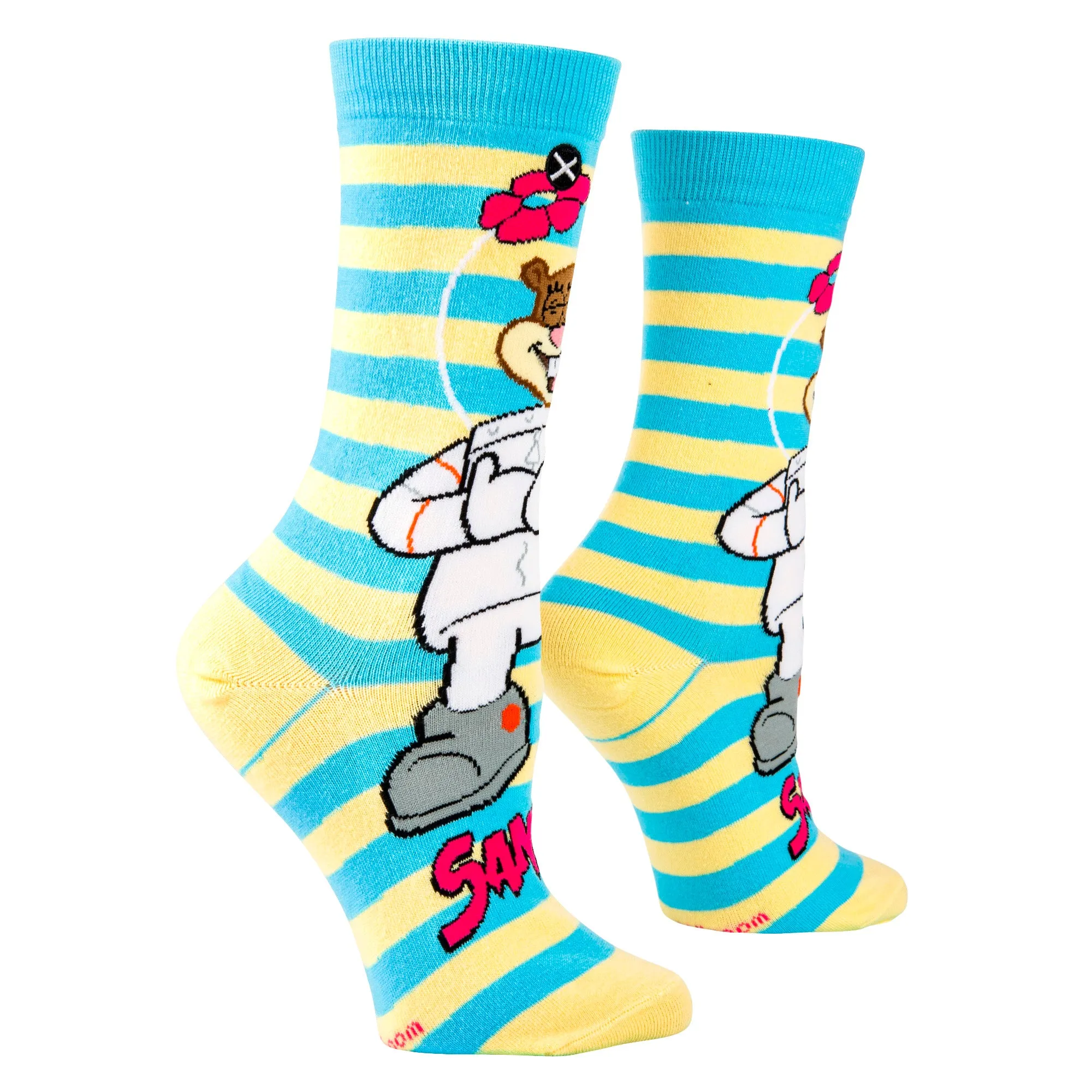 Sandy Cheeks Women's Crew Socks sold by Odd Sox product image thumbnail 3