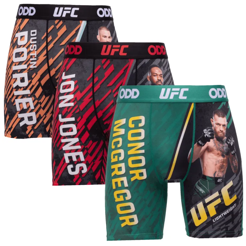 UFC Legends Men's Boxer Brief 3-Pack made by Odd Sox