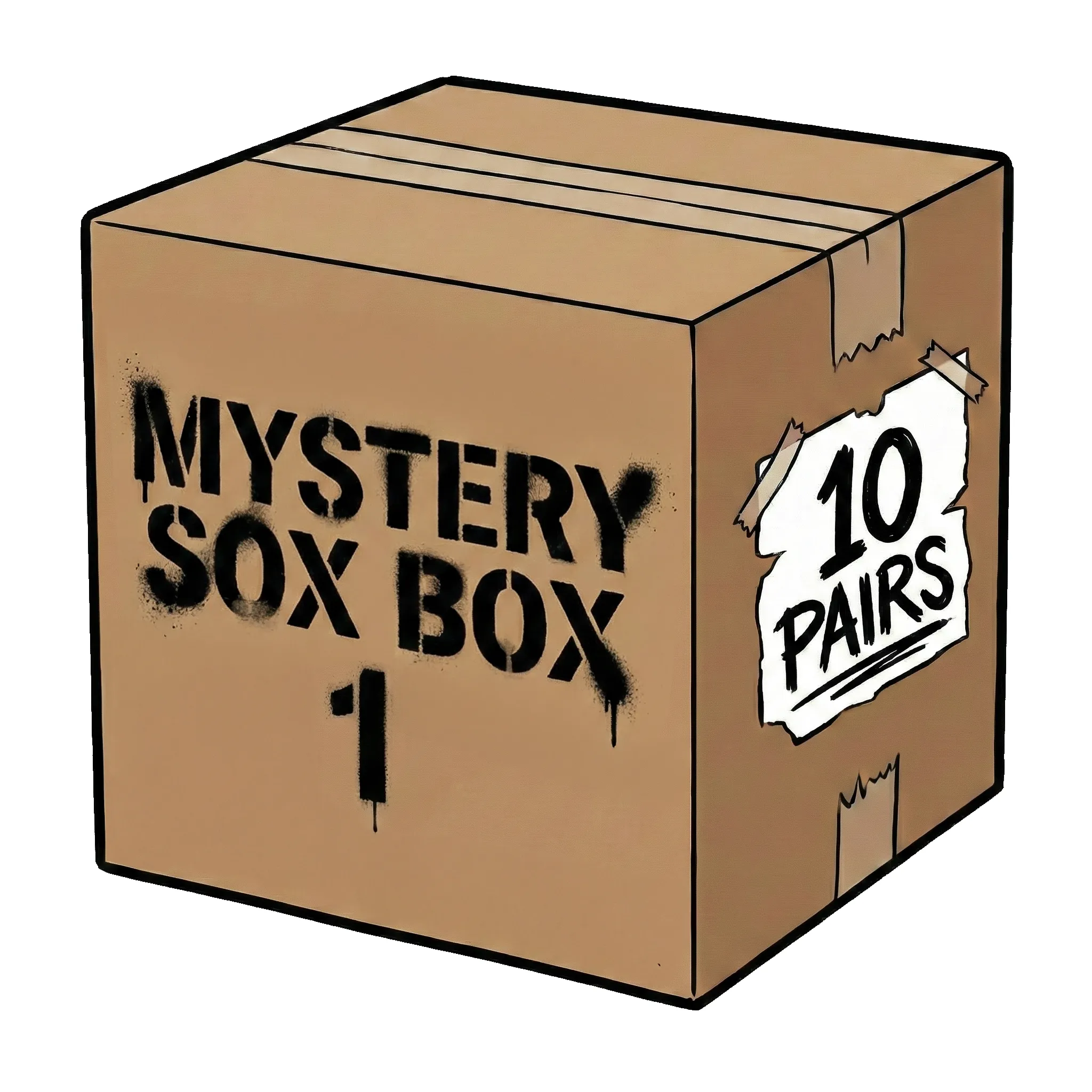 Mystery Pack Crew Socks 10-Pack sold by Odd Sox product image thumbnail 2