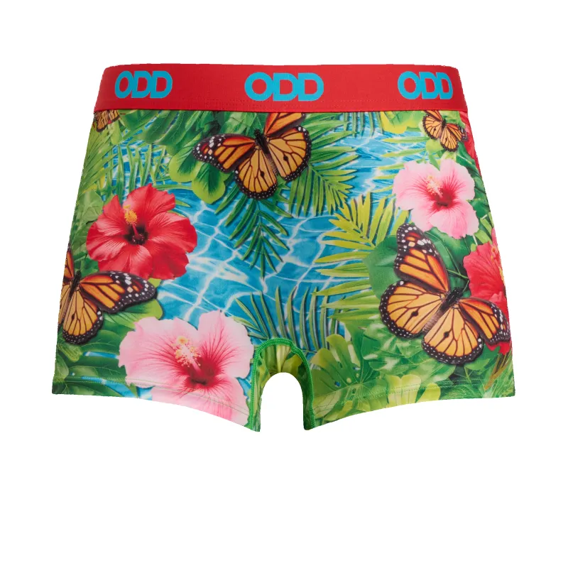 Tropic Blossoms Women's Boy Shorts sold by Odd Sox