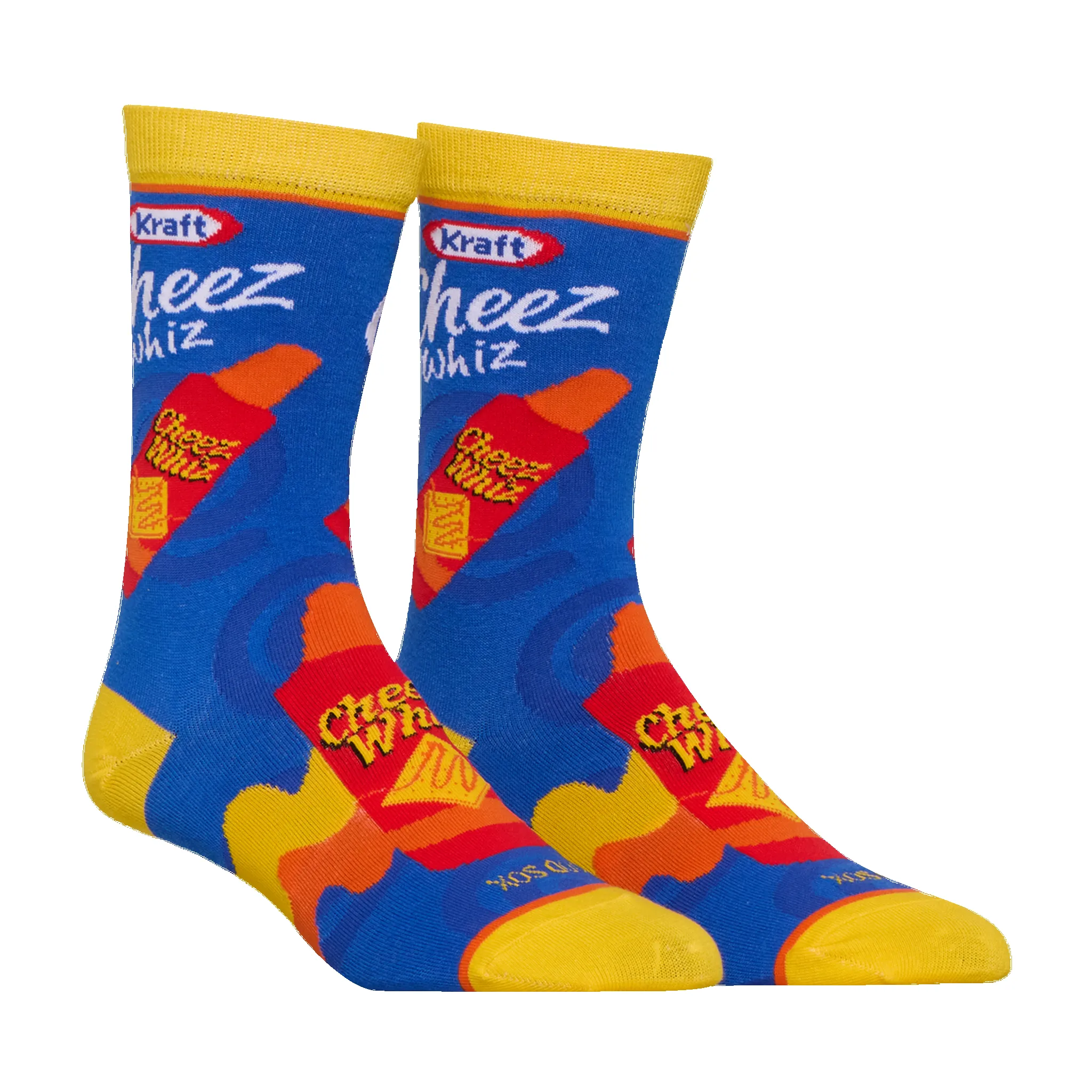 Kraft Cheez Wiz Crew Socks sold by Odd Sox product image thumbnail 3