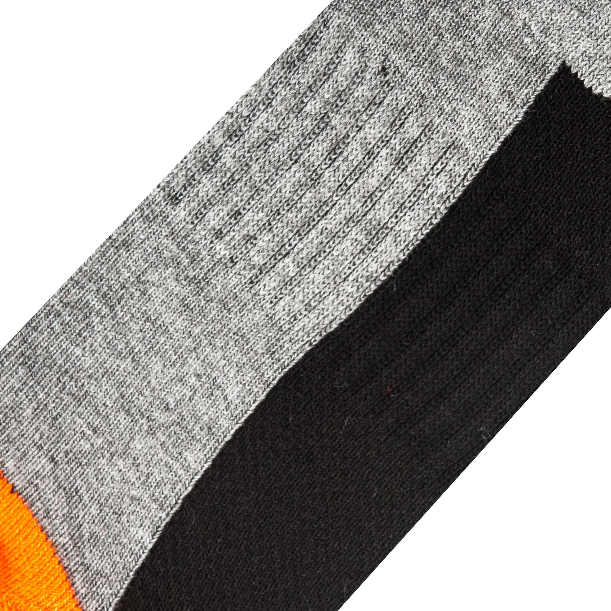 Basix Orange Black Heather Men's Crew Socks sold by Odd Sox product image thumbnail 4