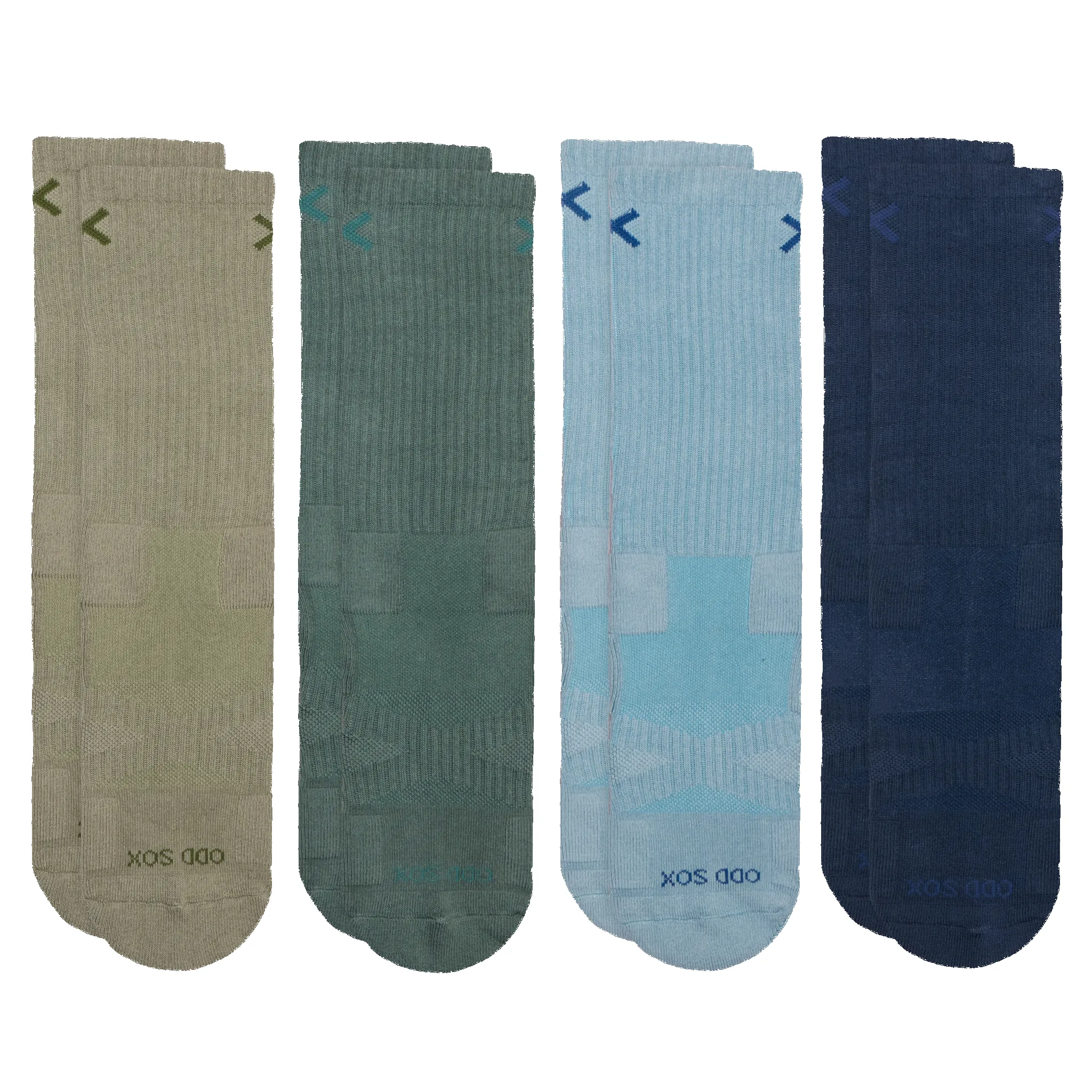 Basix Men's Crew Socks - 4-Pack sold by Odd Sox