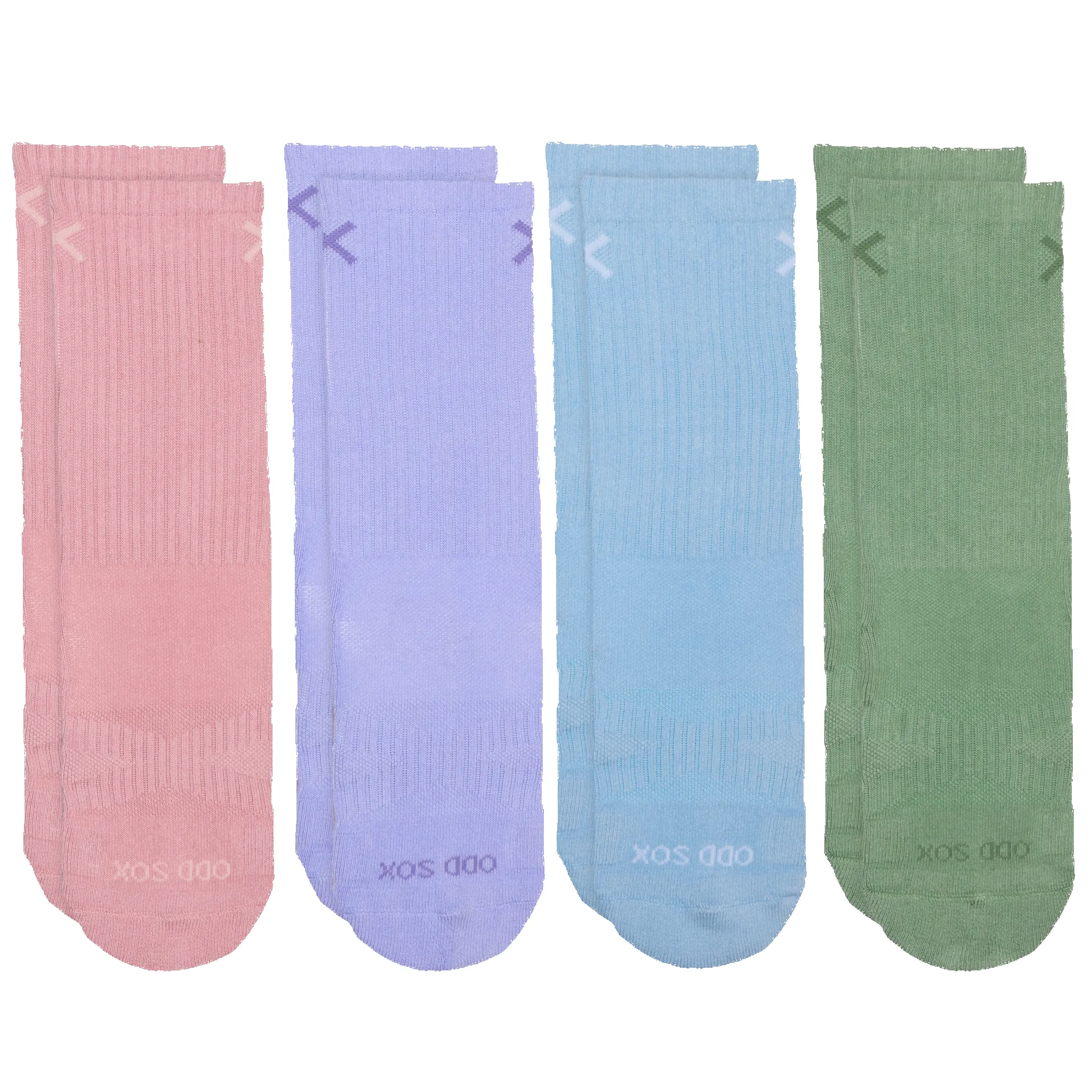 Basix Women's Crew Socks - 4-Pack sold by Odd Sox