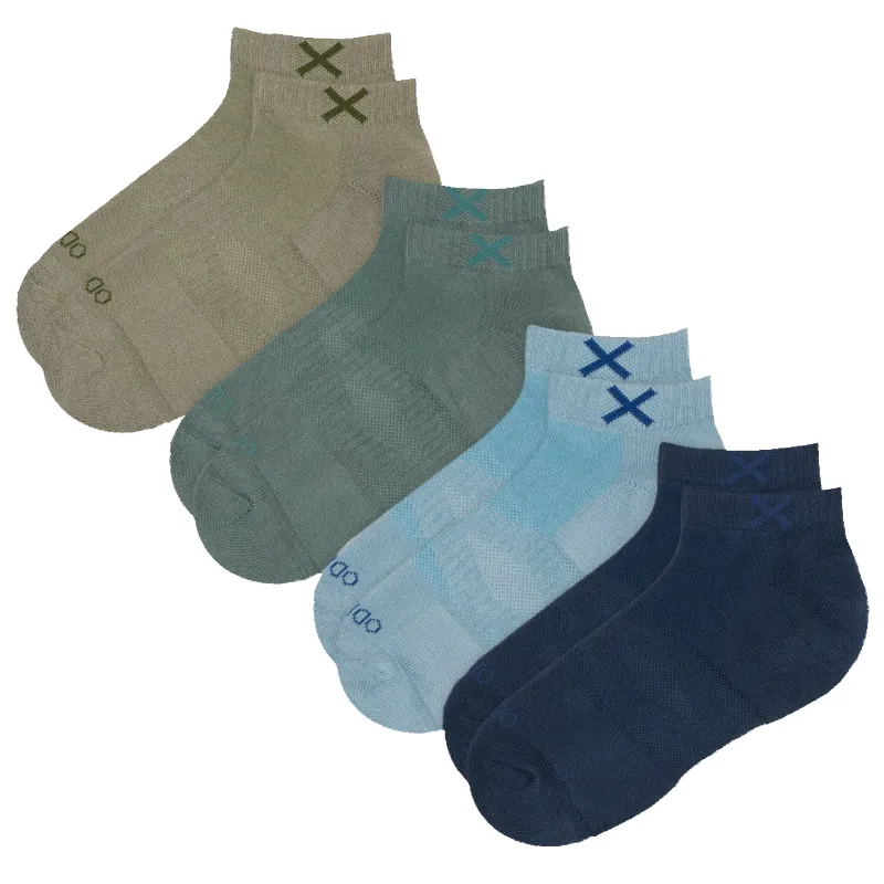 Basix Men's Ankle Socks - 4-Pack made by Odd Sox